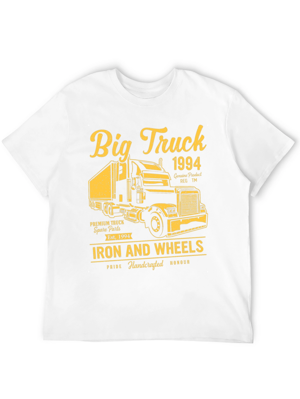 Big Truck 1994 Black Graphic T-Shirt