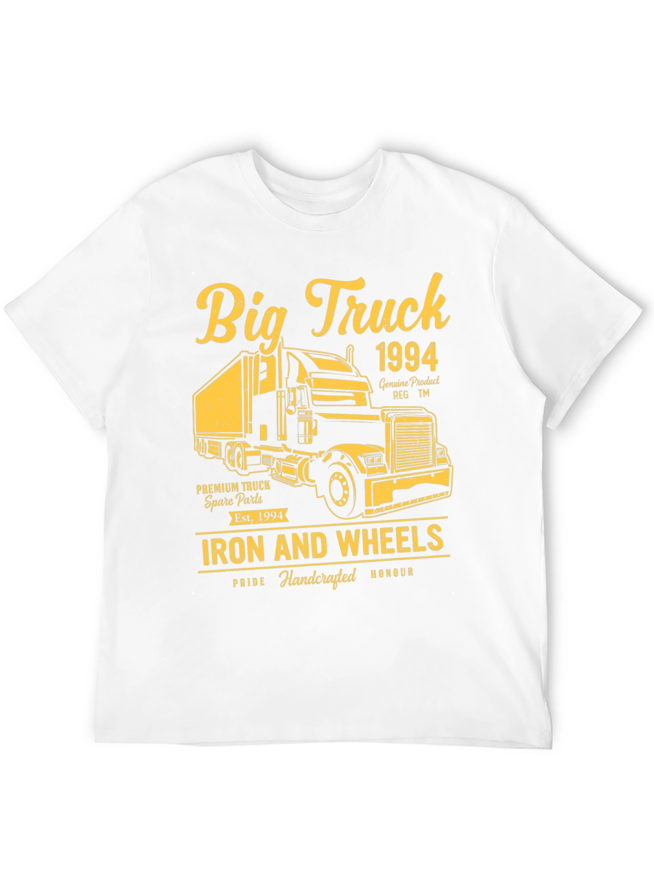 Big Truck 1994 Black Graphic T-Shirt