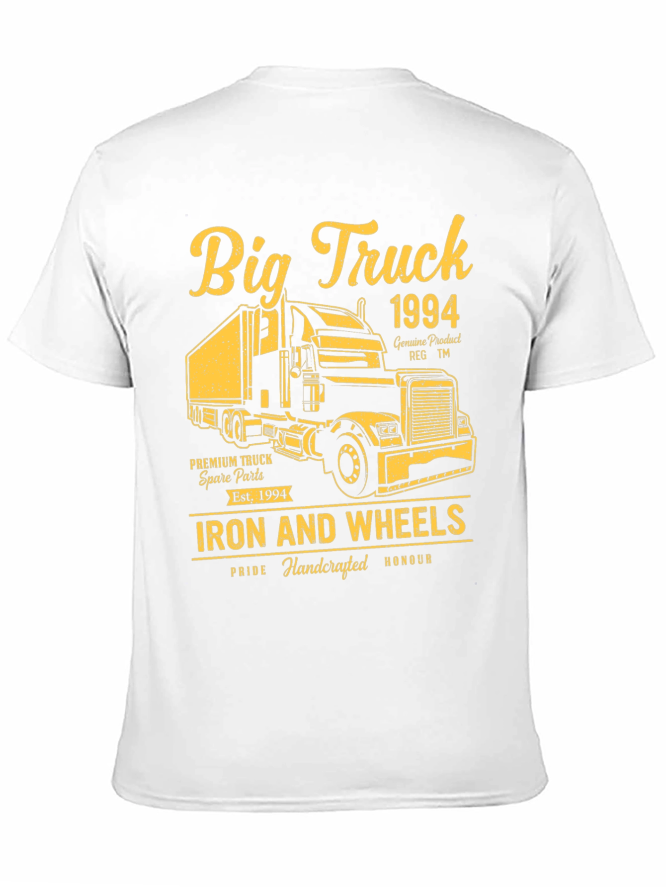Big Truck 1994 Black Graphic T-Shirt