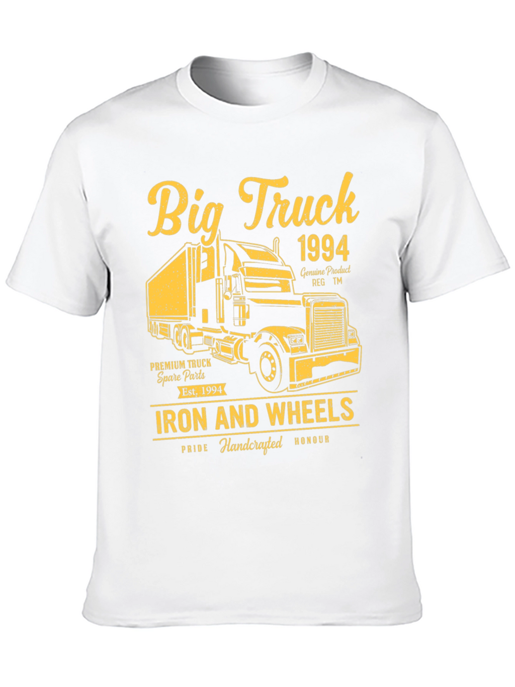 Big Truck 1994 Black Graphic T-Shirt