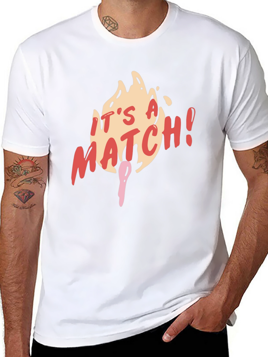 Its a Match! Graphic Tee - Soft Cotton Blend