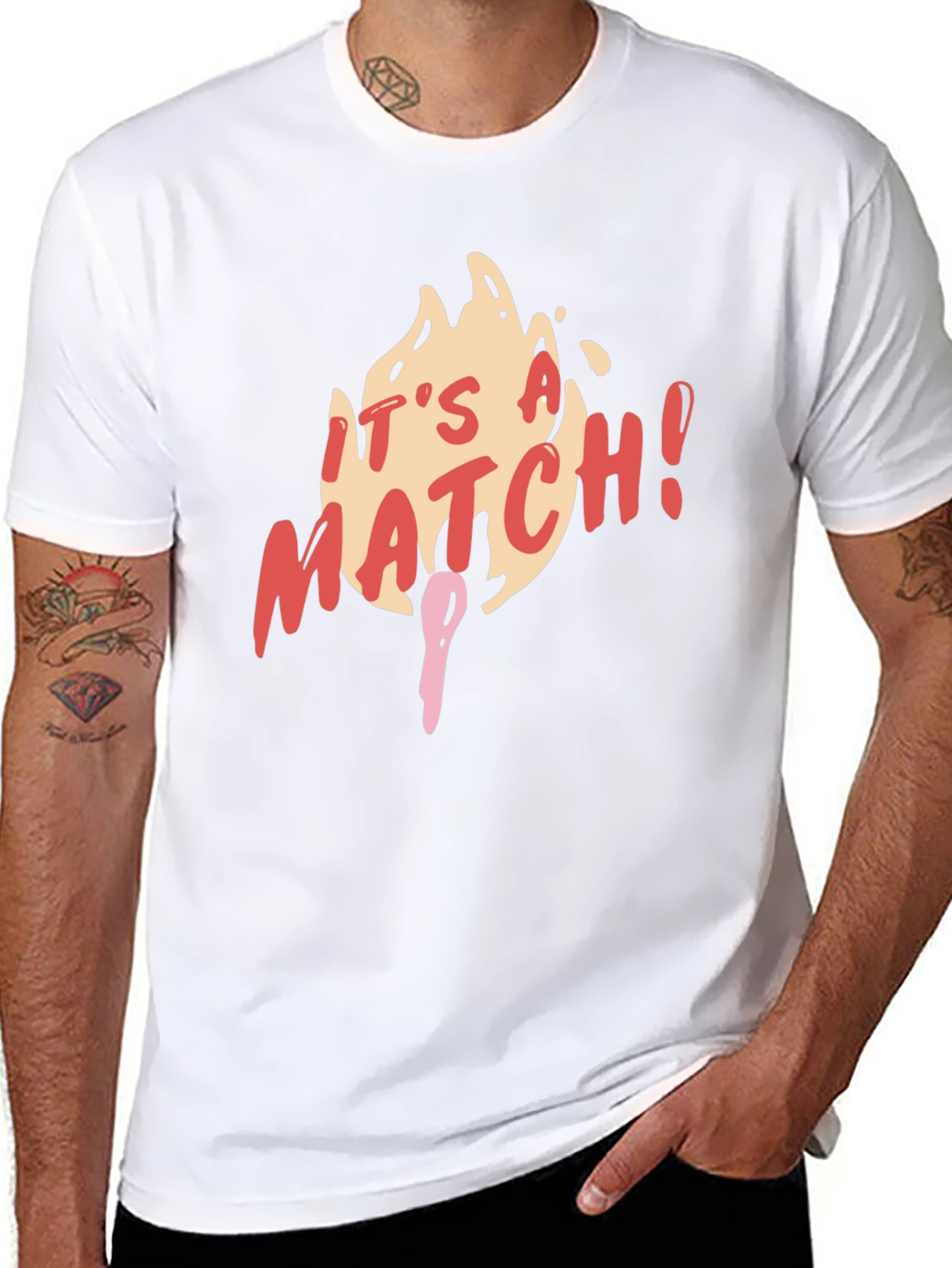 Its a Match! Graphic Tee - Soft Cotton Blend