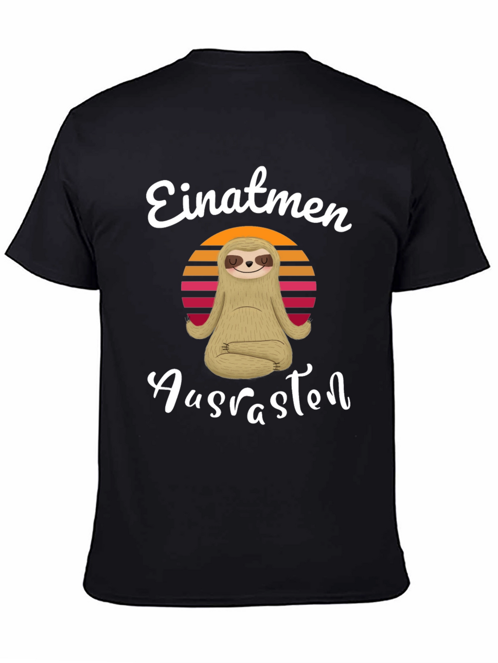 Einatmen Ausrasten Sloth Yoga T-Shirt