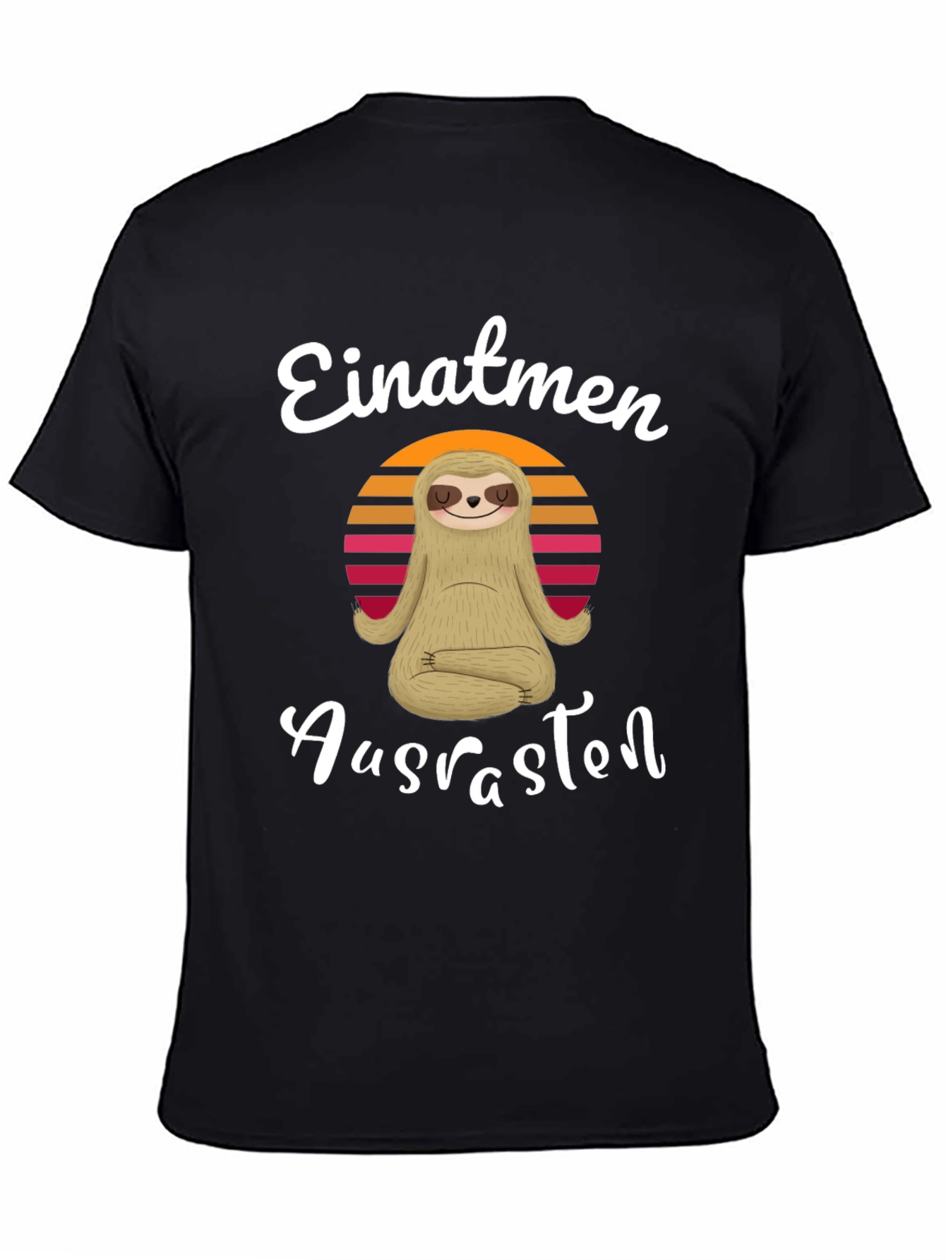 Einatmen Ausrasten Sloth Yoga T-Shirt