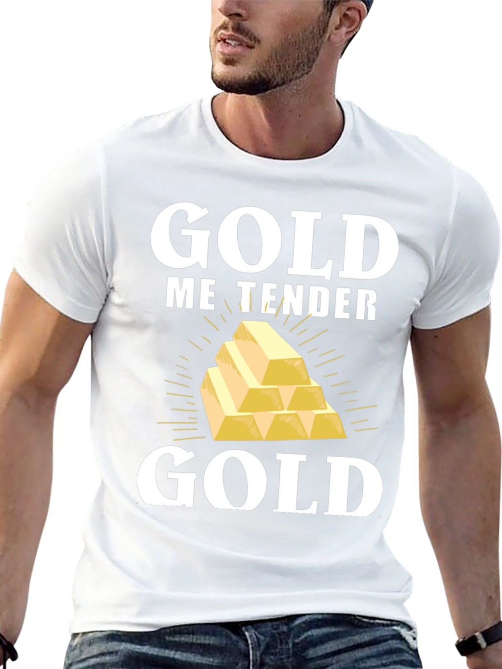 Gold Me Tender T-Shirt - Funny Gold Bullion Tee