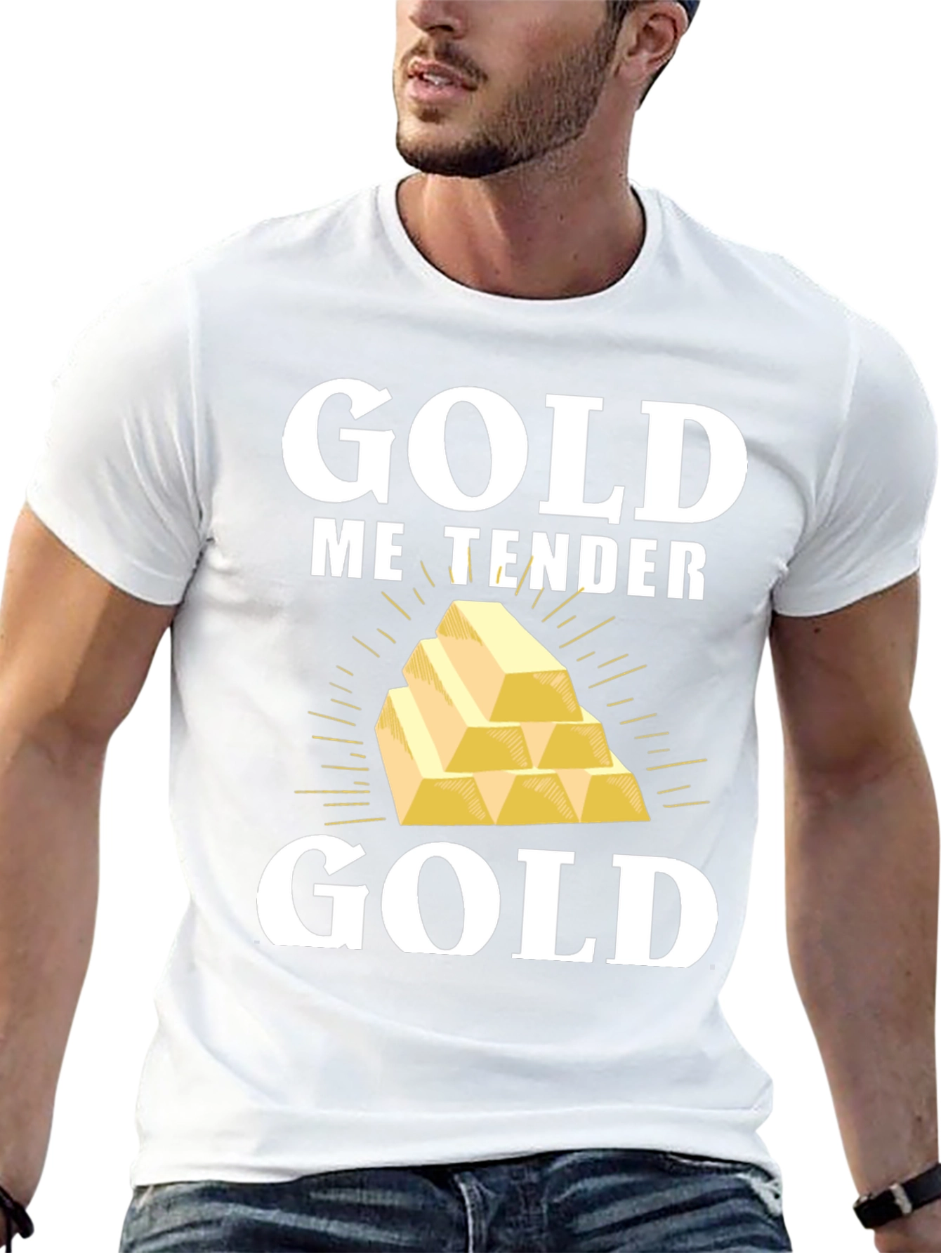 Gold Me Tender T-Shirt - Funny Gold Bullion Tee