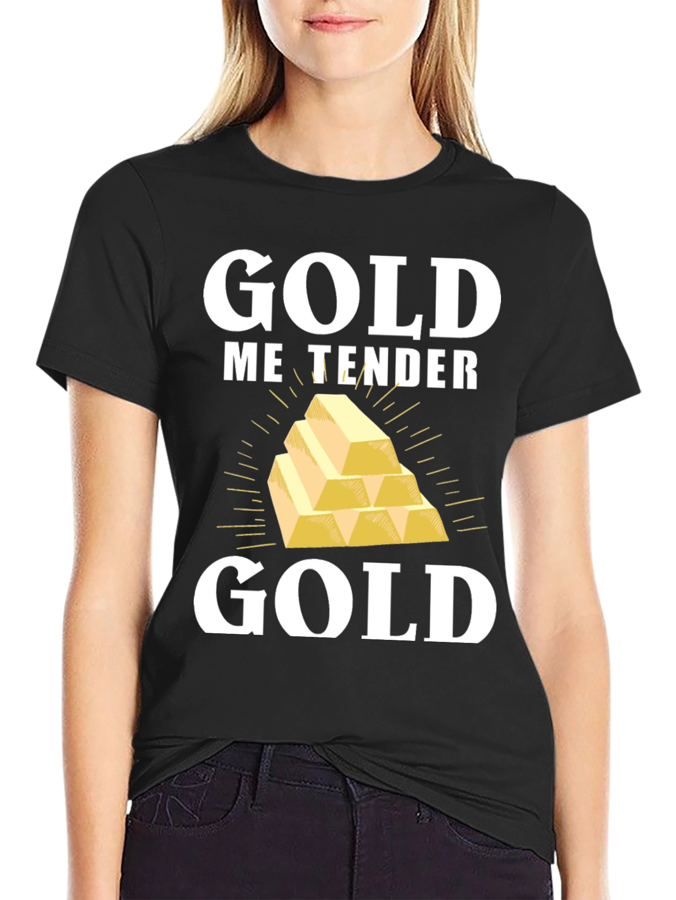 Gold Me Tender T-Shirt - Funny Gold Bullion Tee