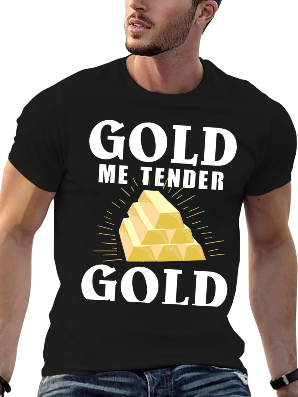Gold Me Tender T-Shirt - Funny Gold Bullion Tee