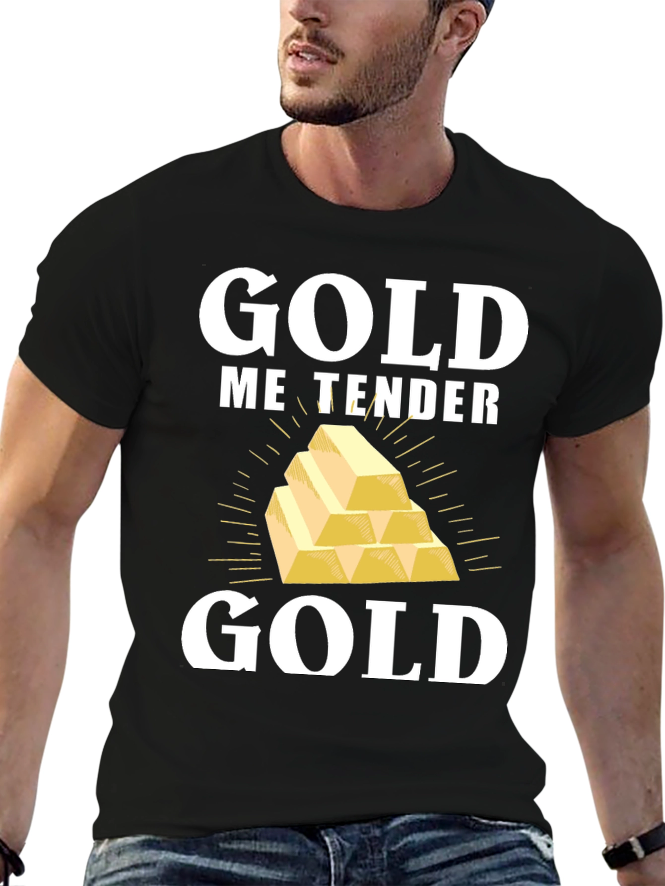 Gold Me Tender T-Shirt - Funny Gold Bullion Tee