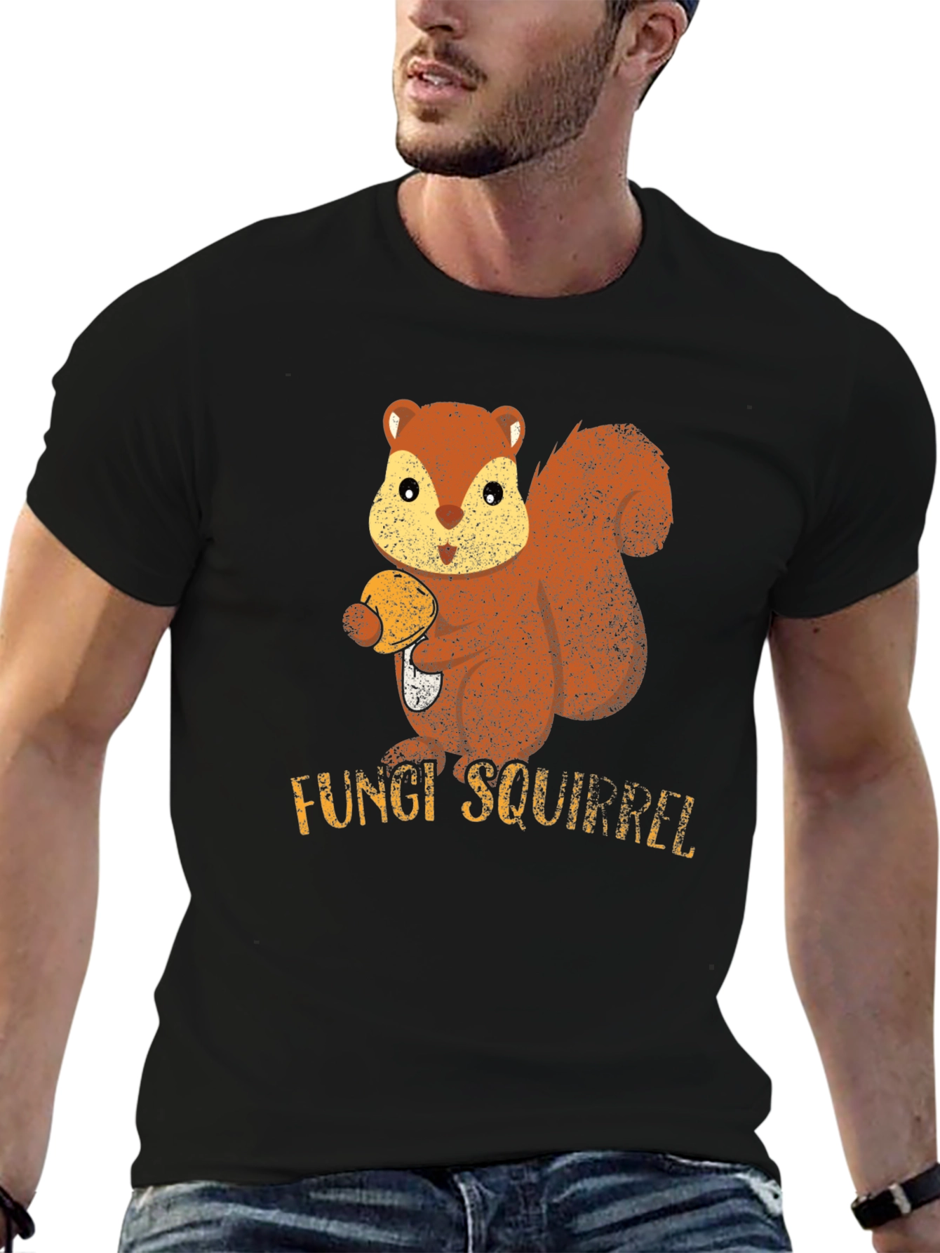 Fungi Squirrel Graphic Tee - Unisex