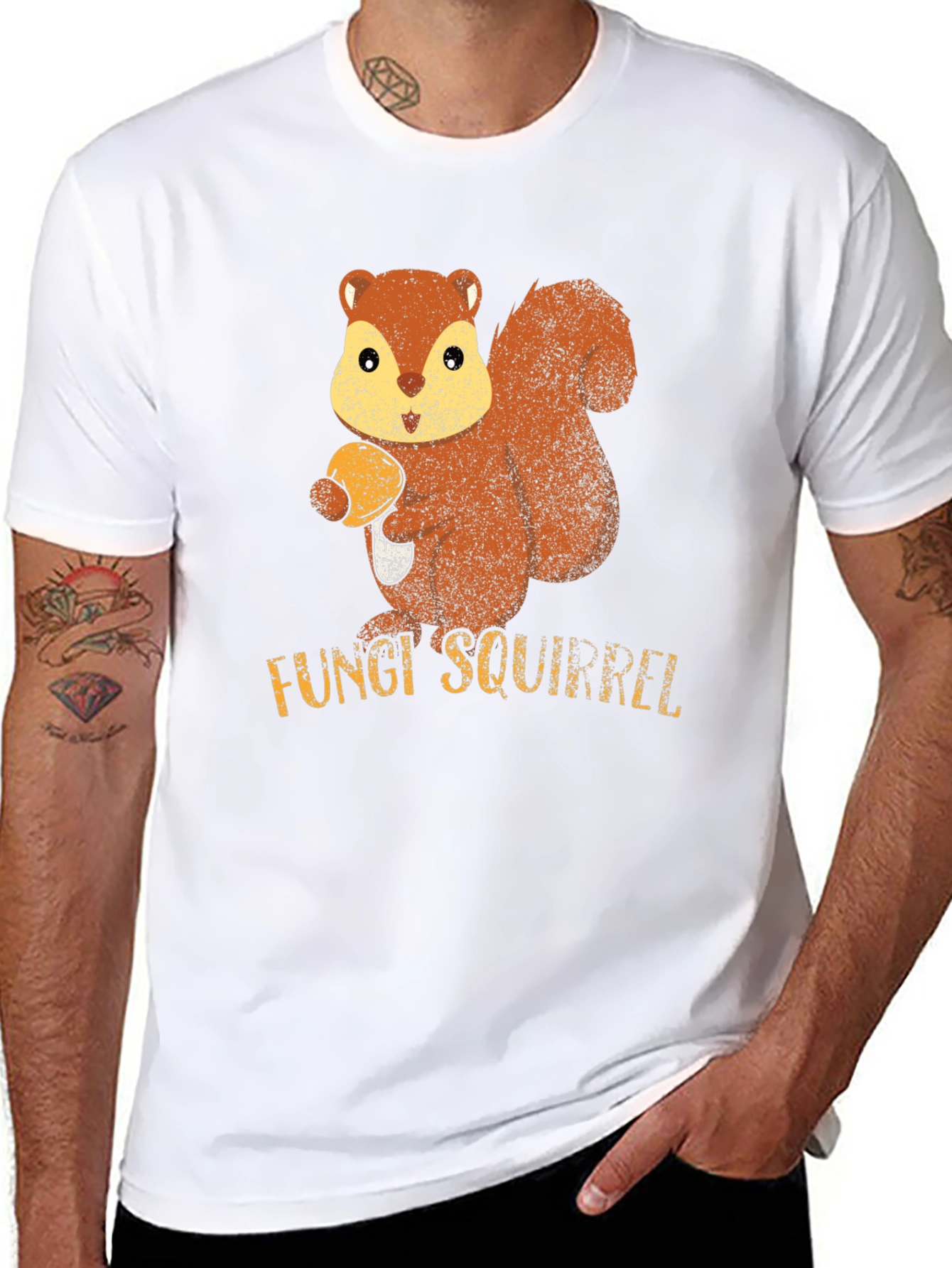 Fungi Squirrel Graphic Tee - Unisex