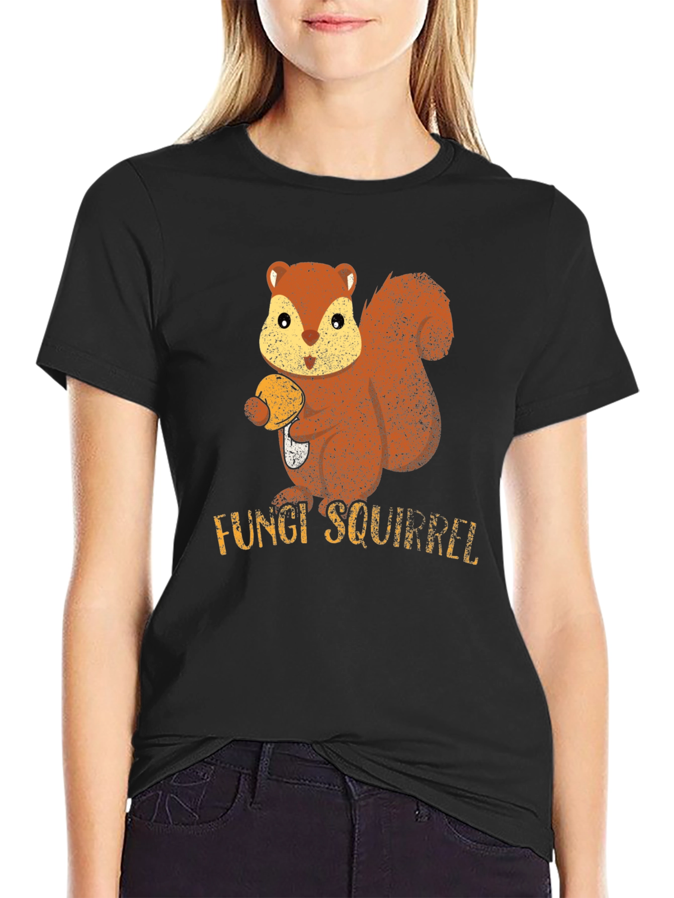 Fungi Squirrel Graphic Tee - Unisex