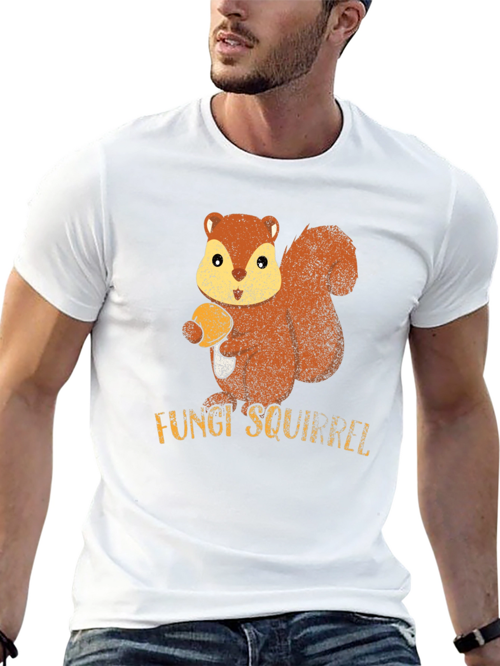 Fungi Squirrel Graphic Tee - Unisex
