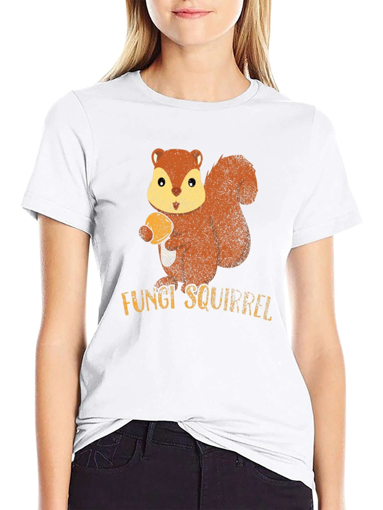 Fungi Squirrel Graphic Tee - Unisex