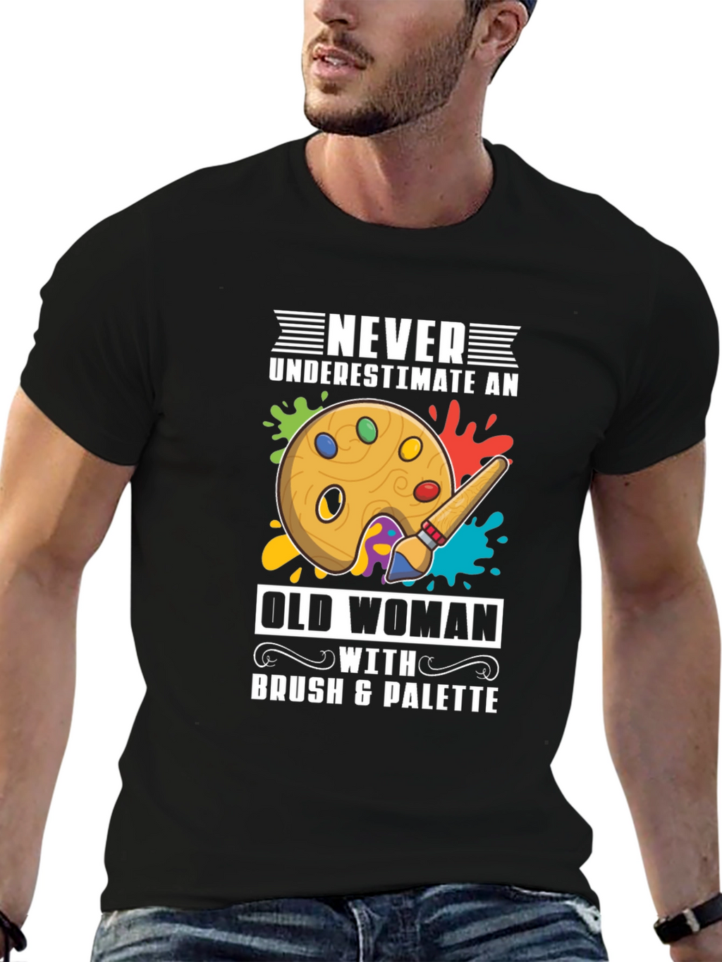 Never Underestimate an Old Woman T-Shirt