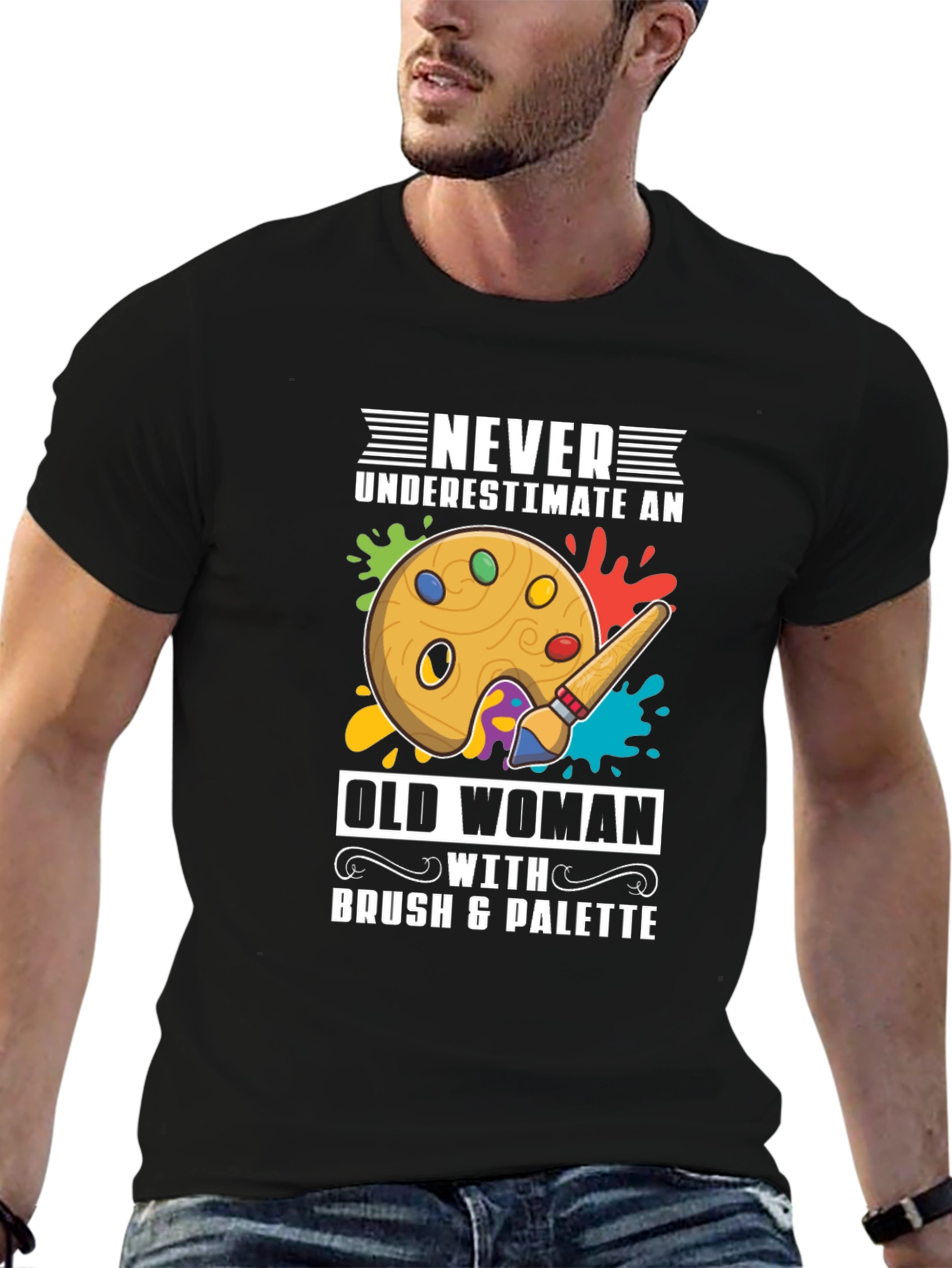 Never Underestimate an Old Woman T-Shirt