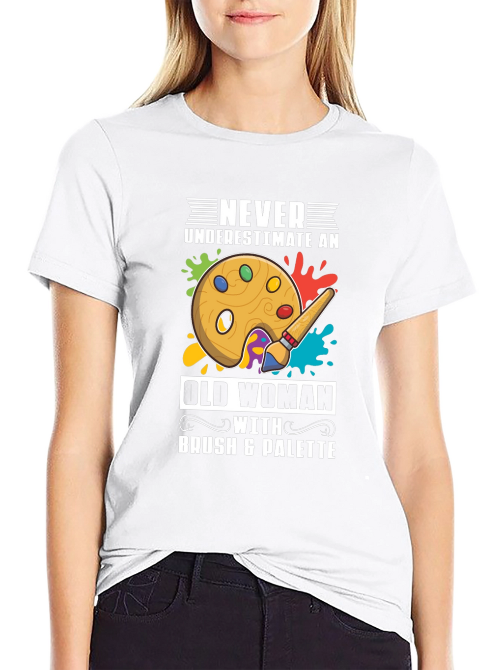 Never Underestimate an Old Woman T-Shirt