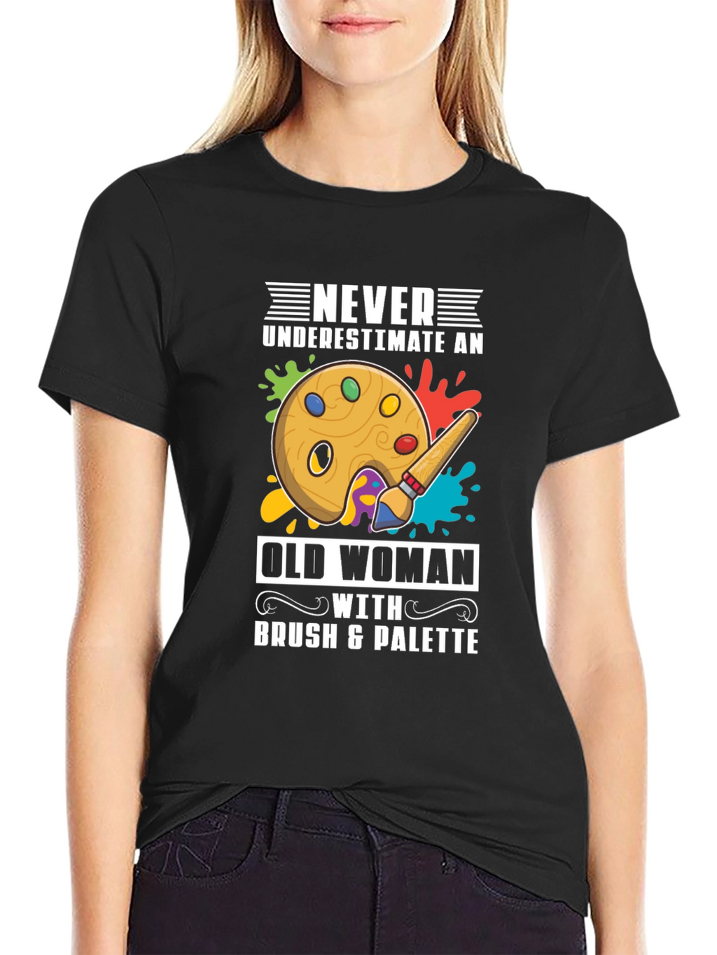 Never Underestimate an Old Woman T-Shirt
