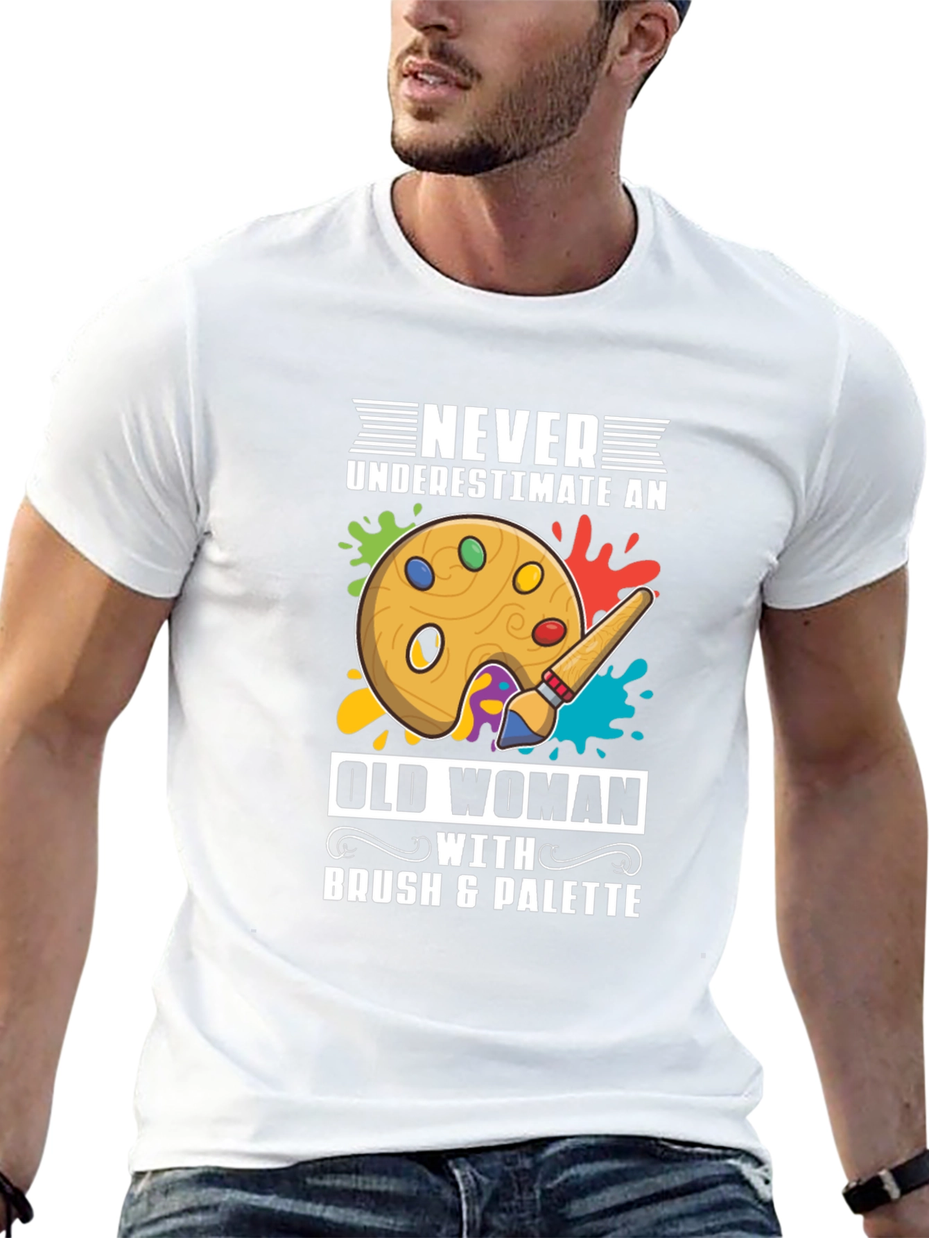 Never Underestimate an Old Woman T-Shirt