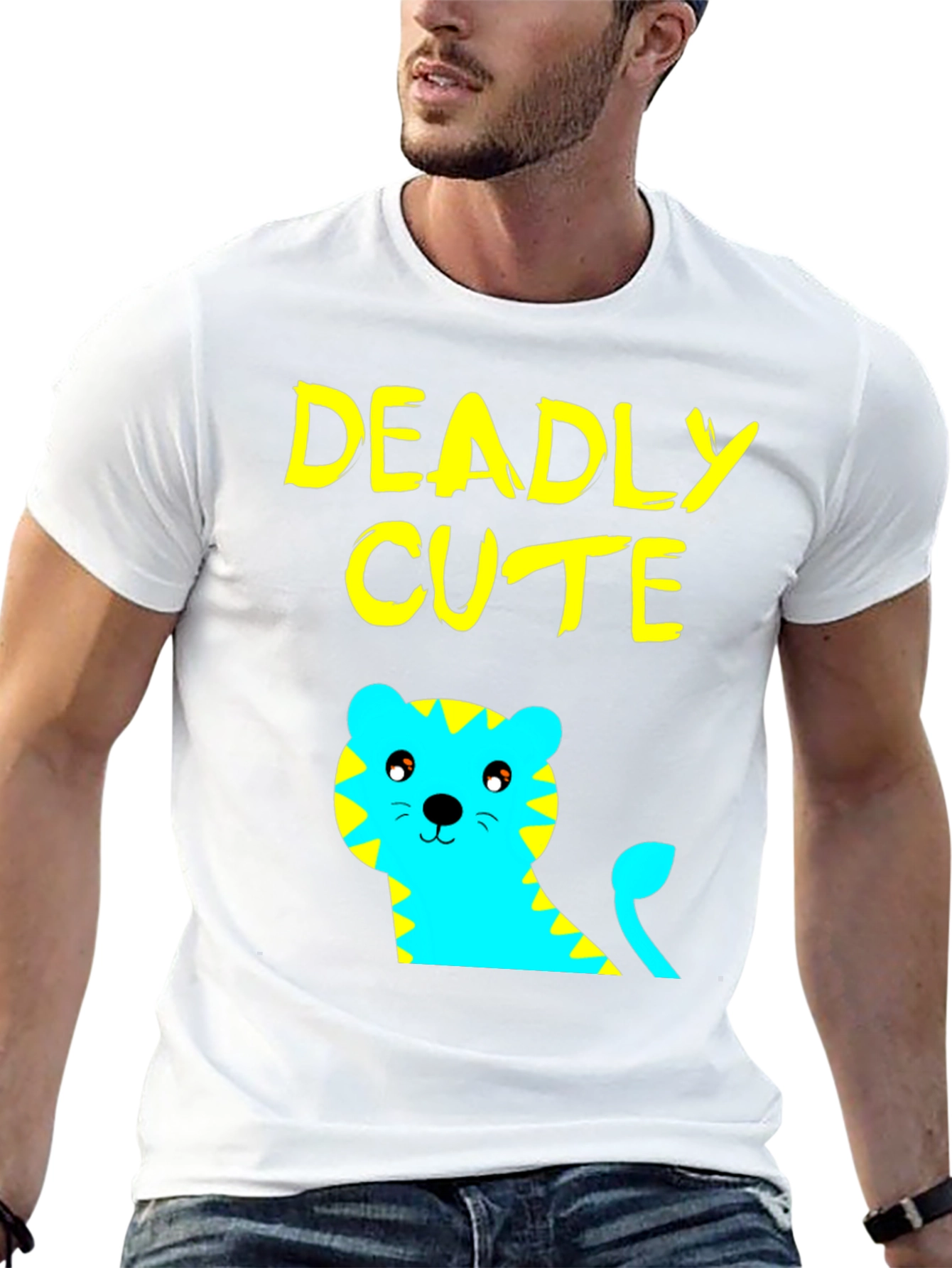 Deadly Cute Tiger Graphic Tee