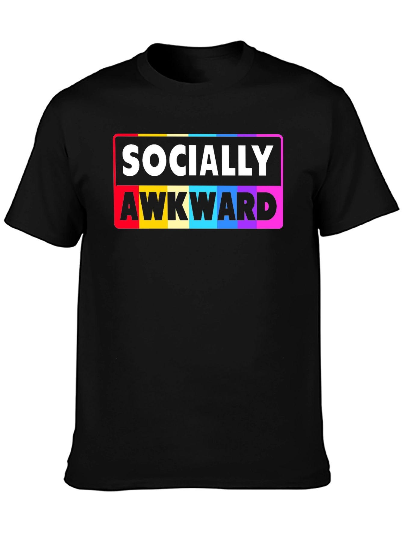 Socially Awkward Rainbow Pride T-Shirt