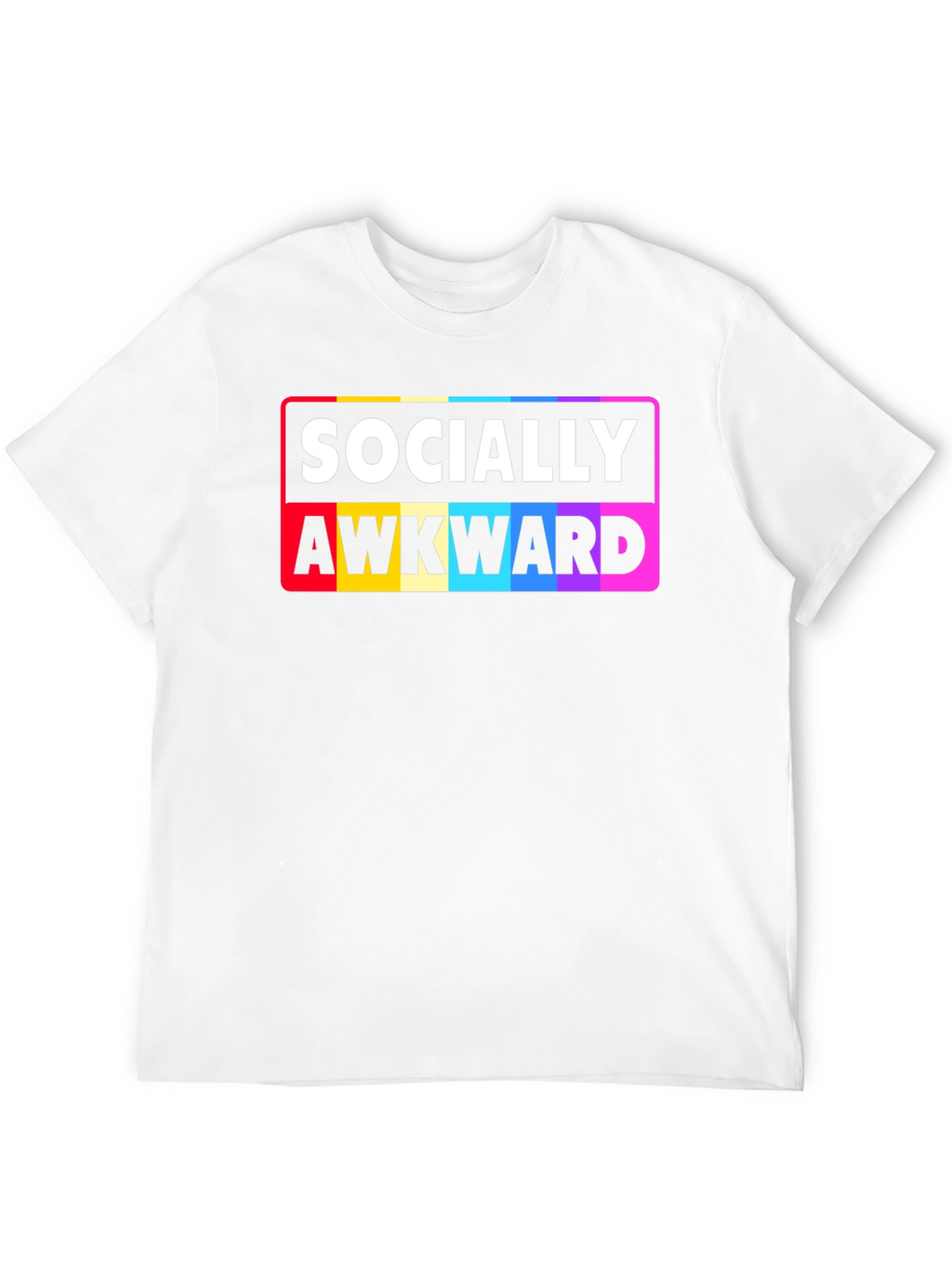 Socially Awkward Rainbow Pride T-Shirt