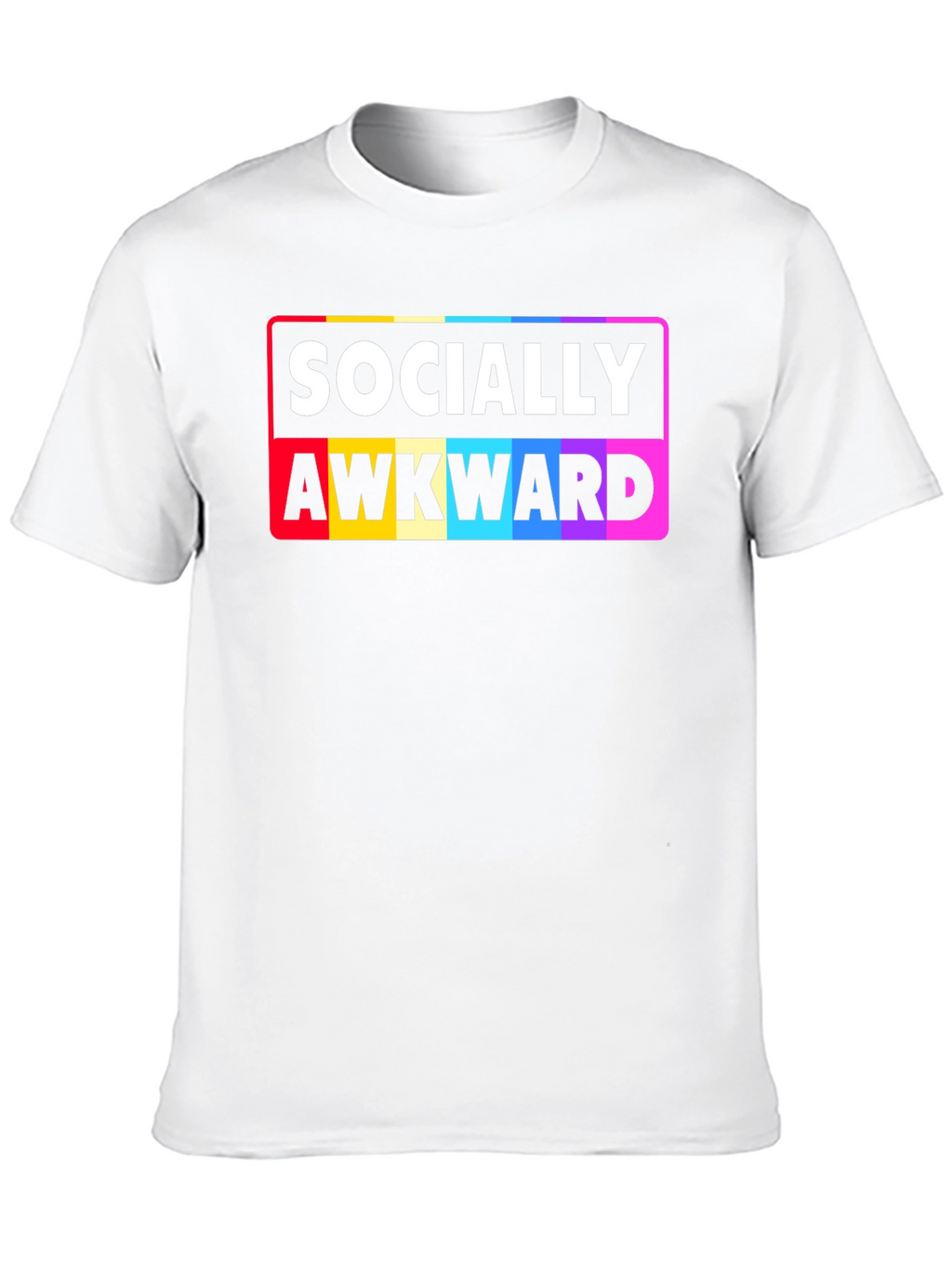 Socially Awkward Rainbow Pride T-Shirt