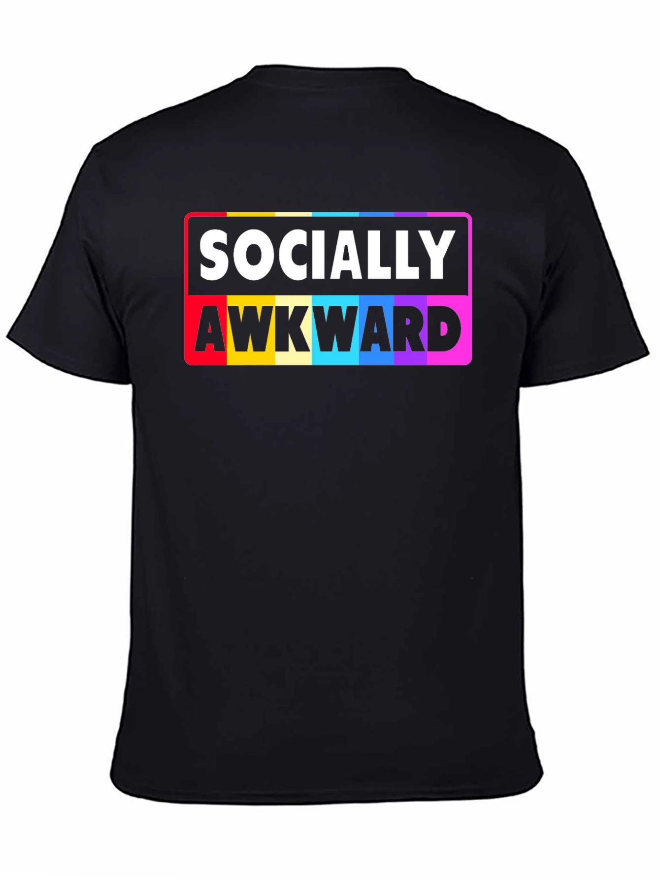 Socially Awkward Rainbow Pride T-Shirt