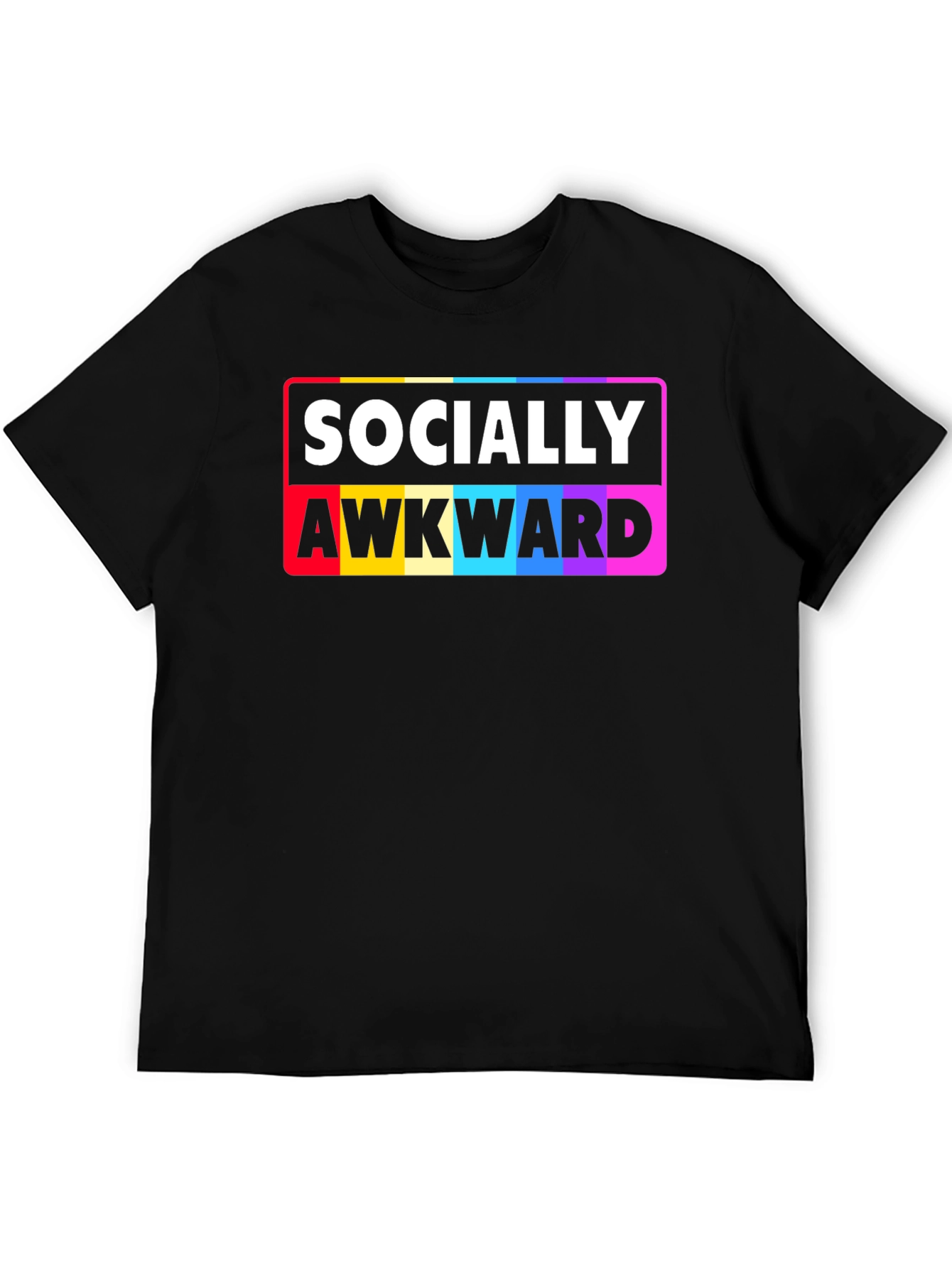 Socially Awkward Rainbow Pride T-Shirt