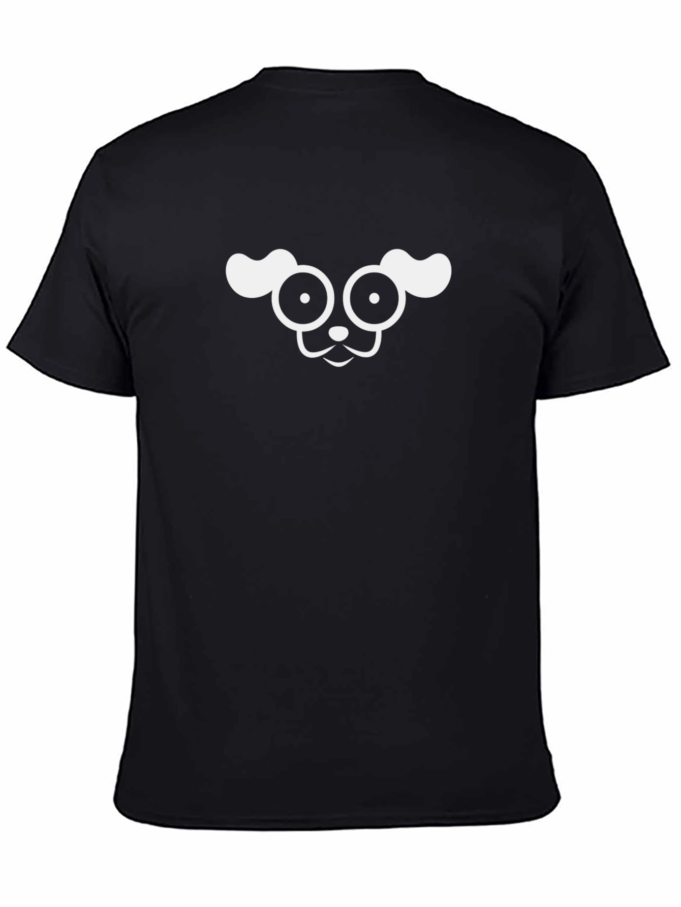 Puppy Face Black T-Shirt