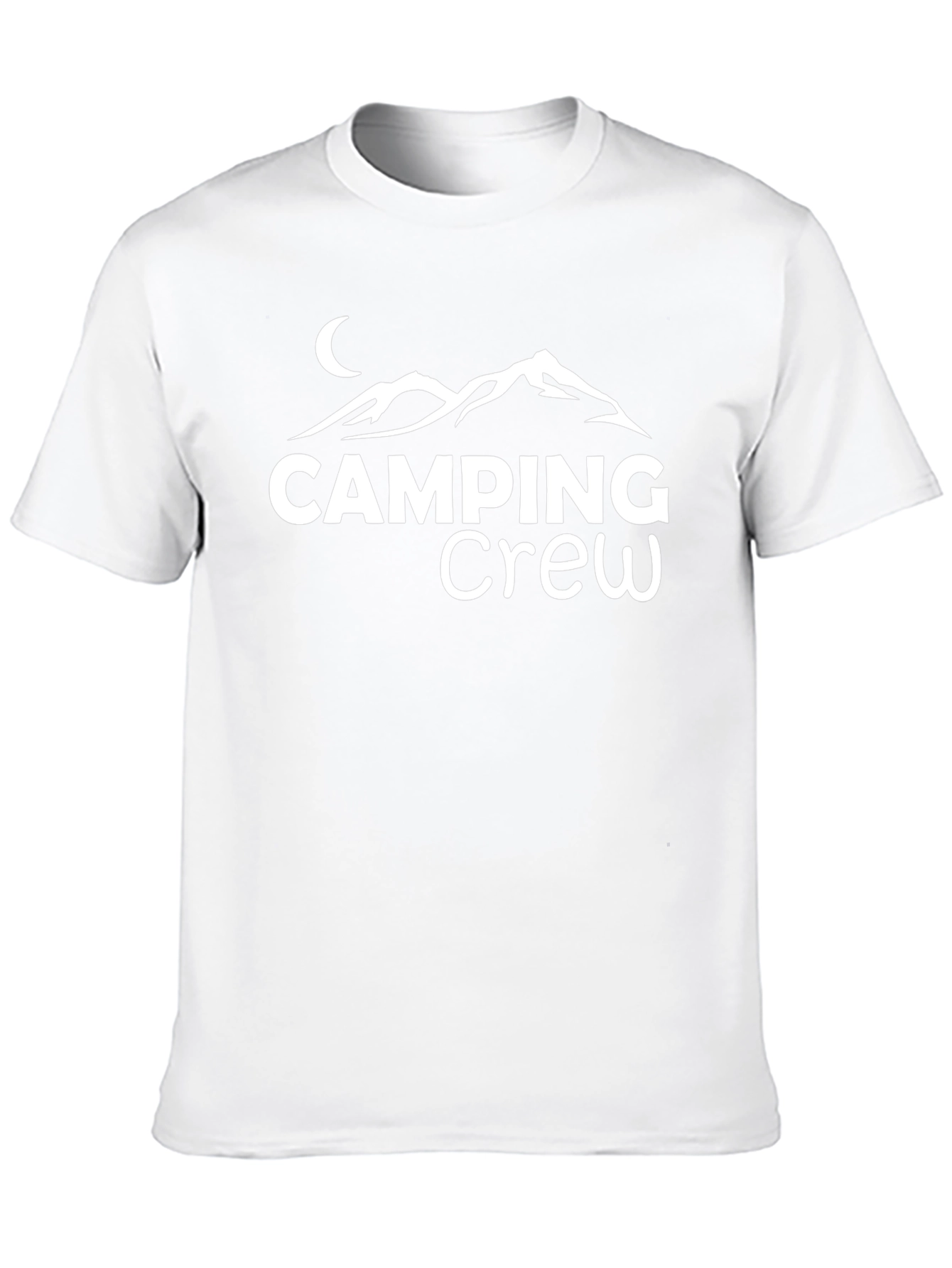 Camping Crew Graphic Tee - Black Unisex T-Shirt