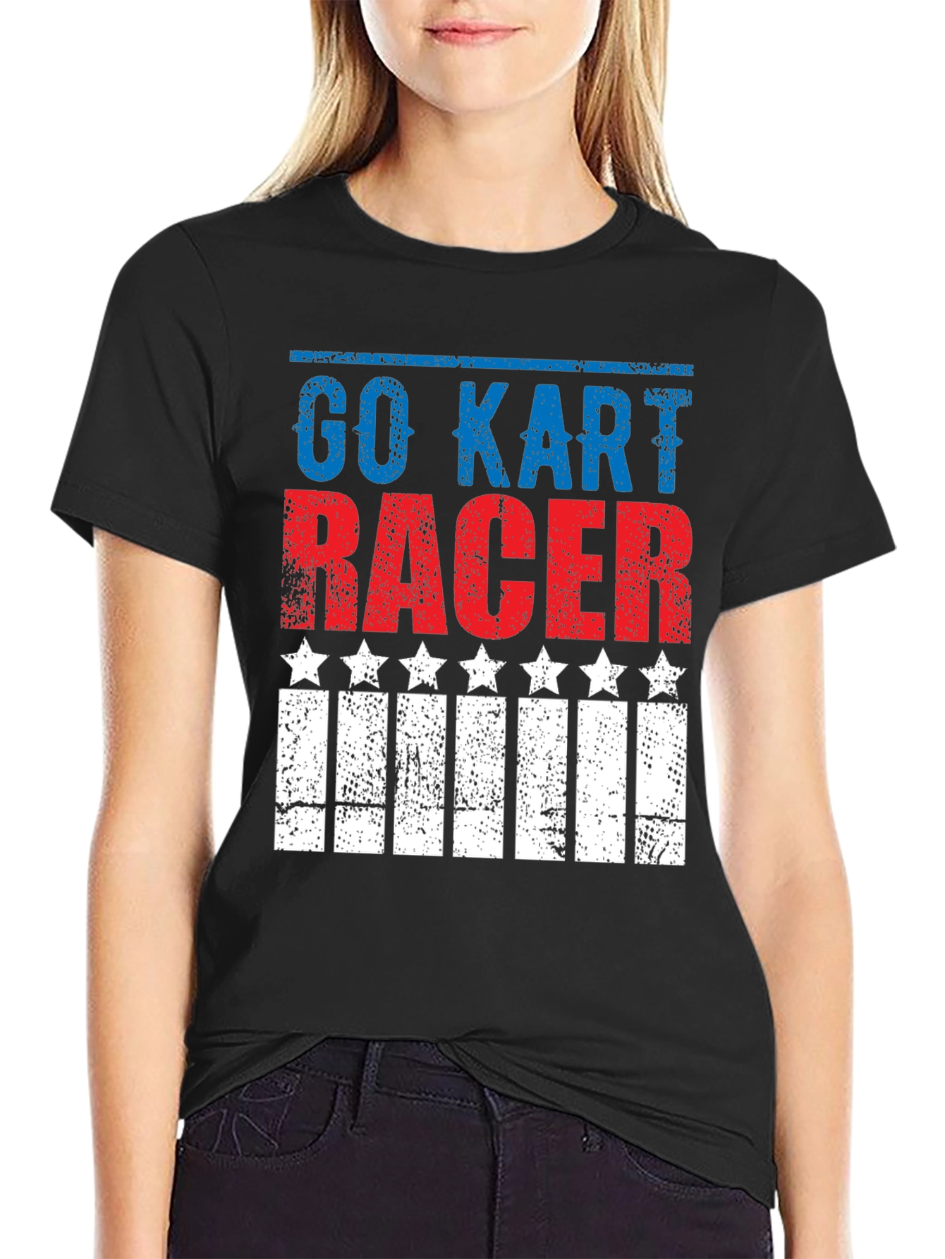 Go Kart Racer Patriotic T-Shirt