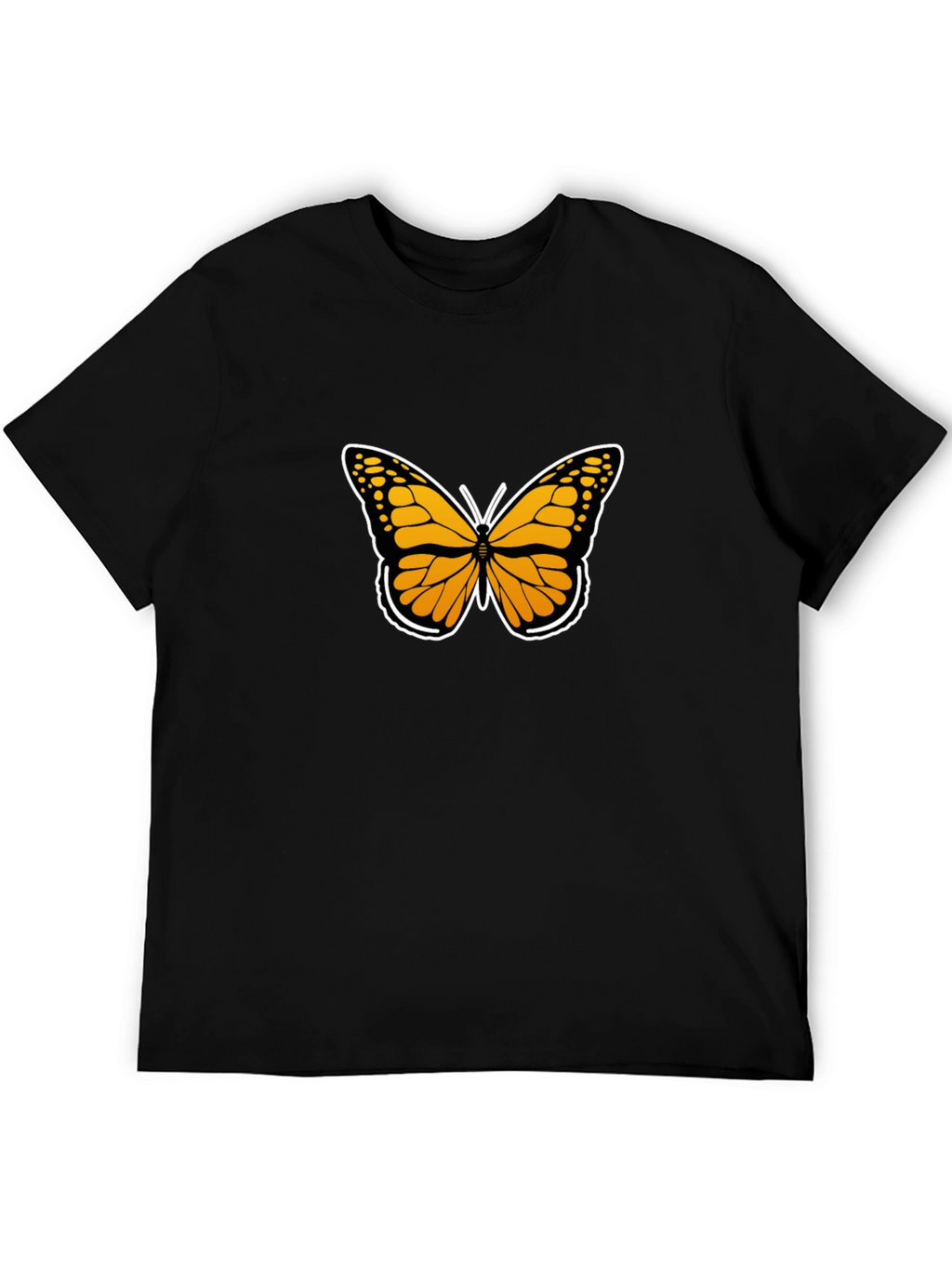 Butterfly Graphic T-Shirt - Black