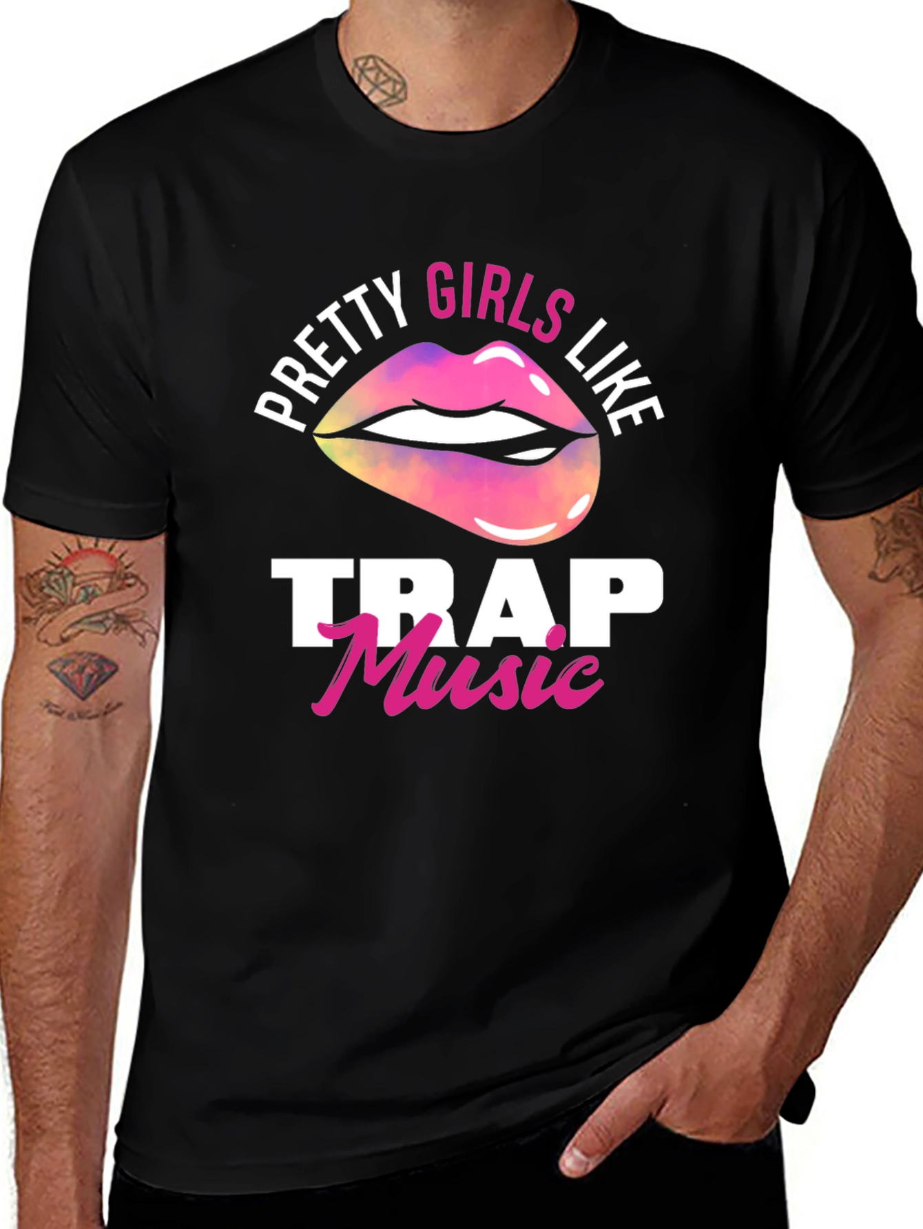 Pretty Girls Like Trap Music Graphic T-Shirt