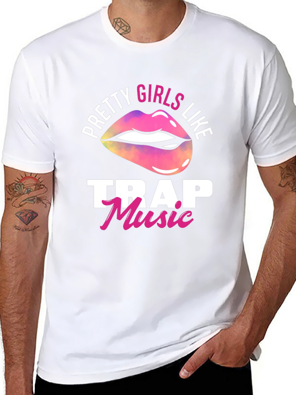 Pretty Girls Like Trap Music Graphic T-Shirt