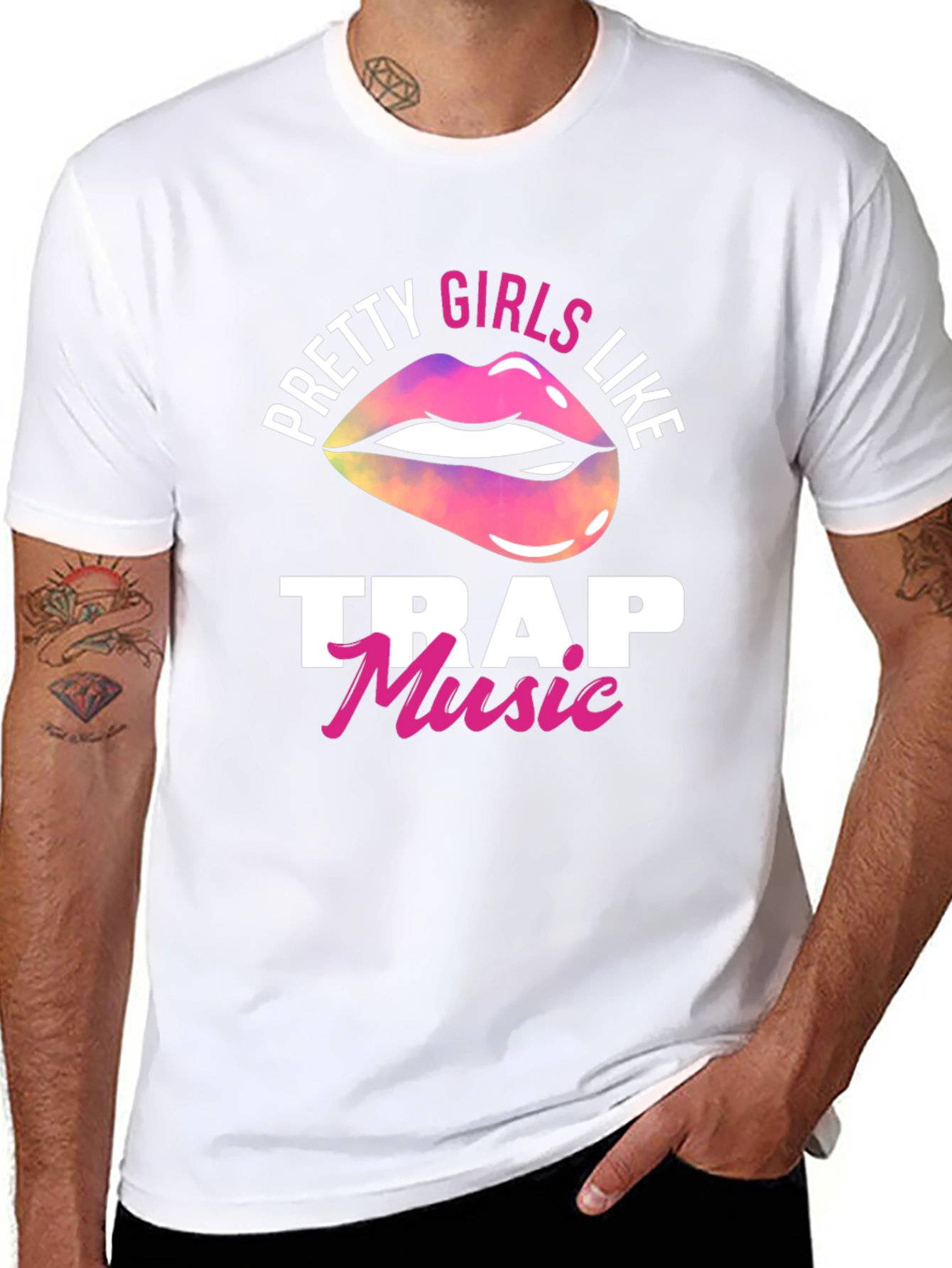 Pretty Girls Like Trap Music Graphic T-Shirt