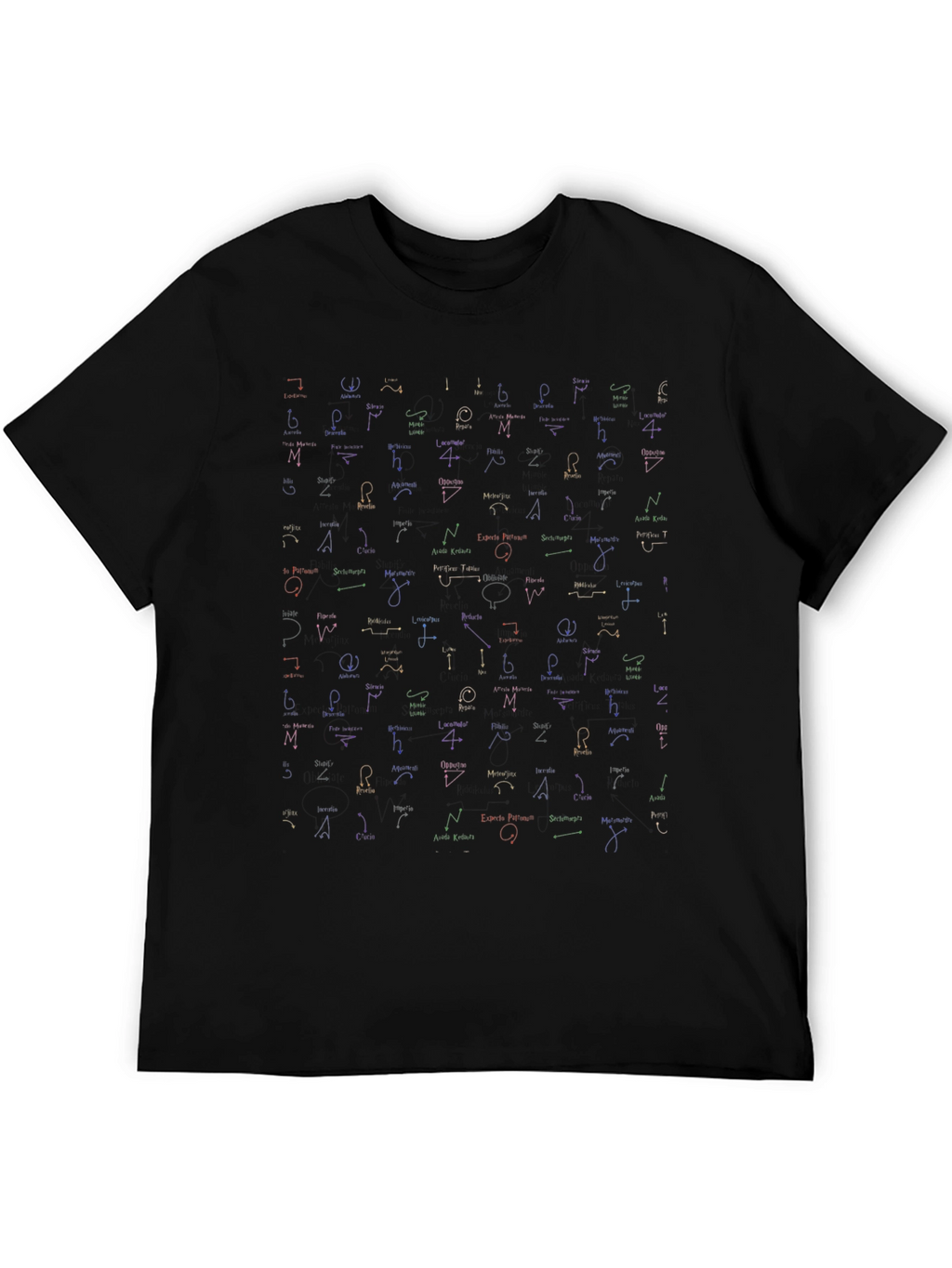 Constellation Graphic Black T-Shirt