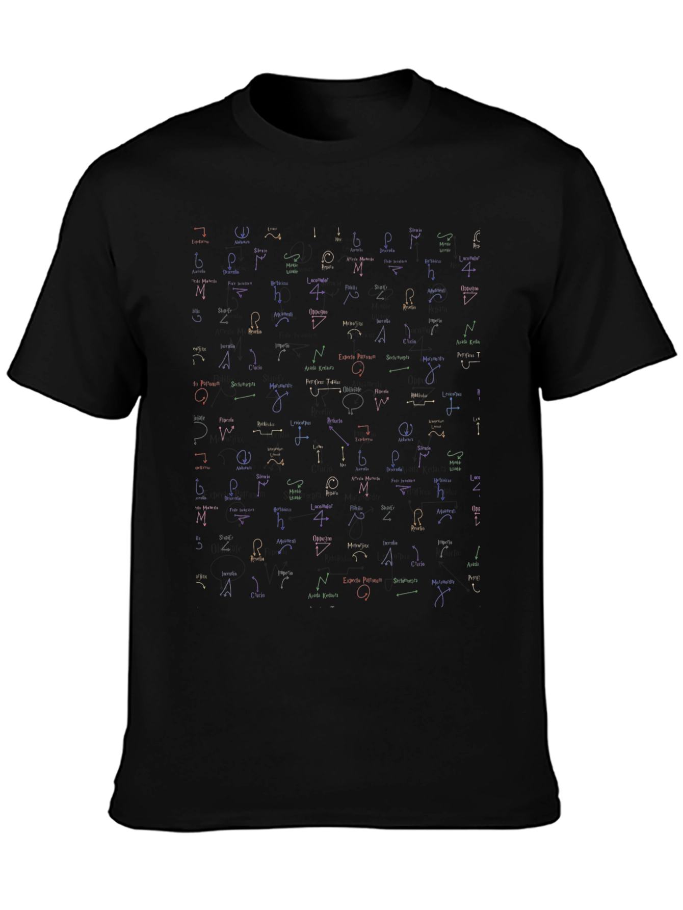Constellation Graphic Black T-Shirt