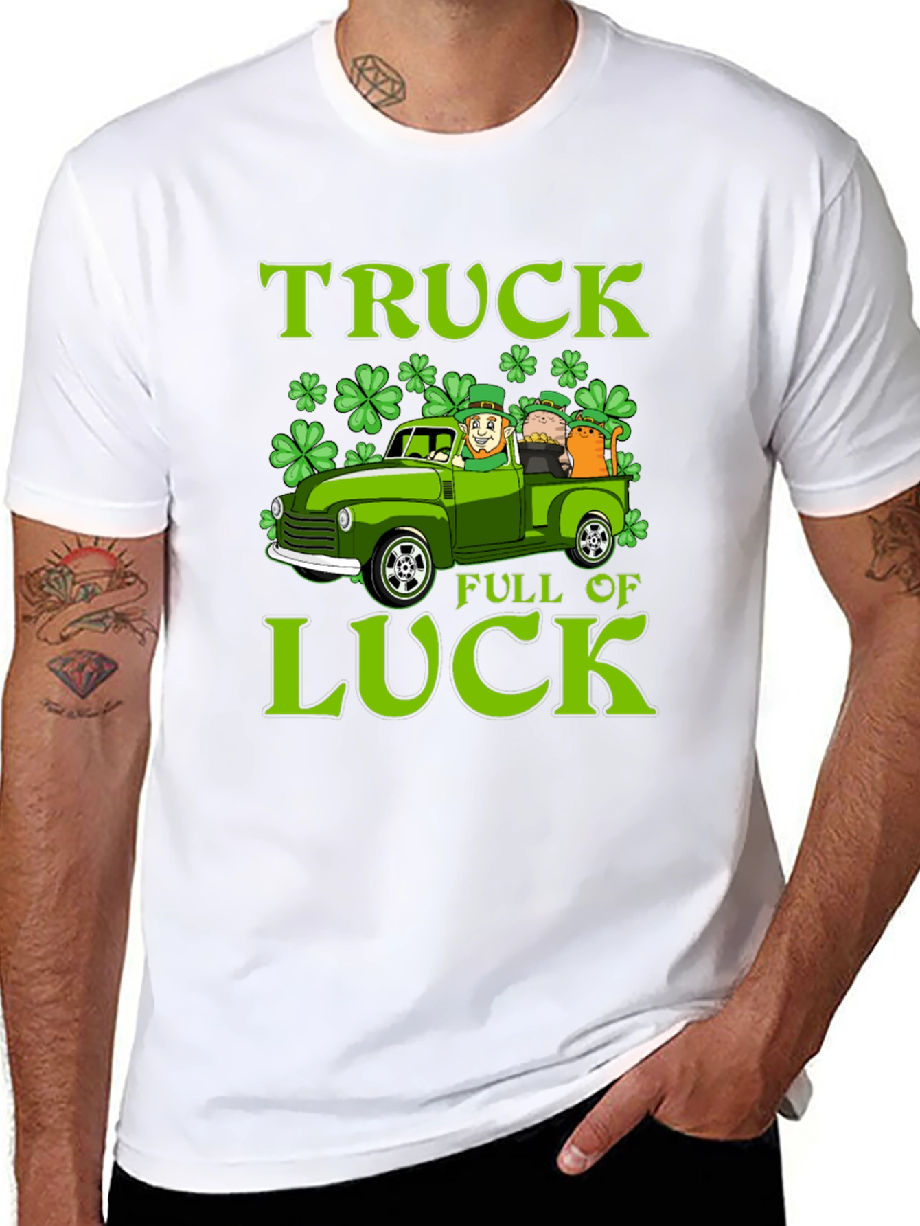 Truck Full of Luck Graphic T-Shirt