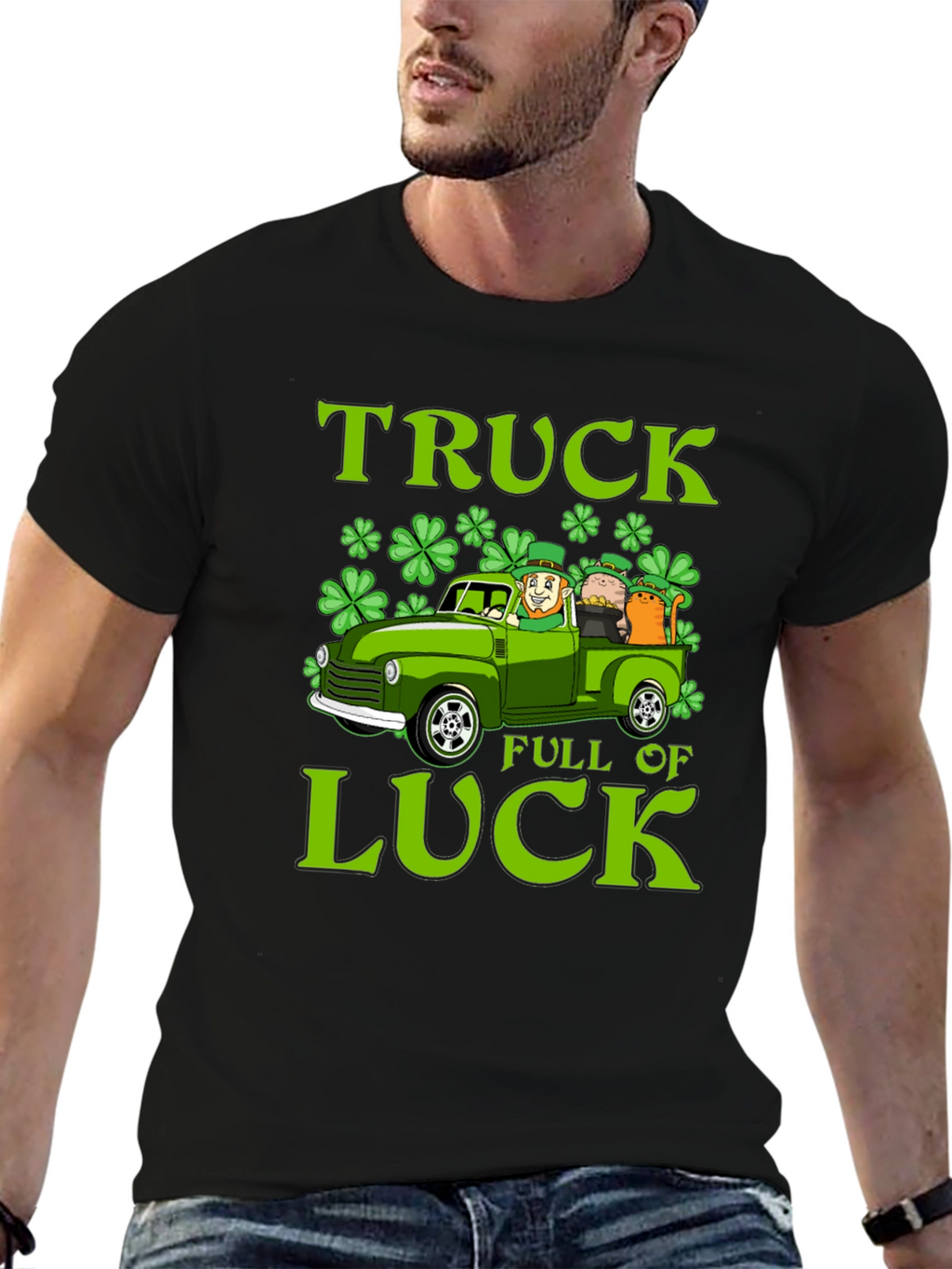 Truck Full of Luck Graphic T-Shirt