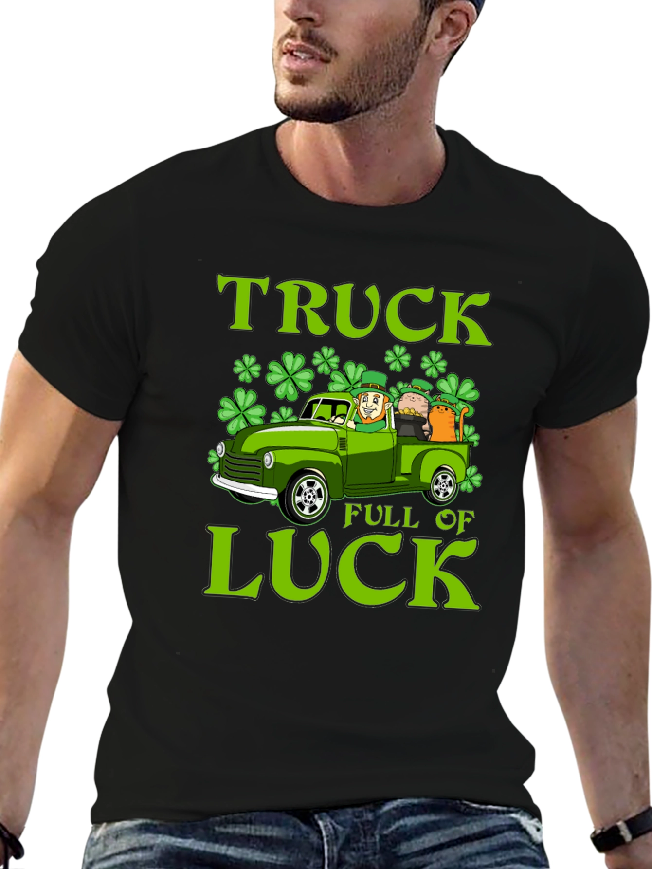 Truck Full of Luck Graphic T-Shirt