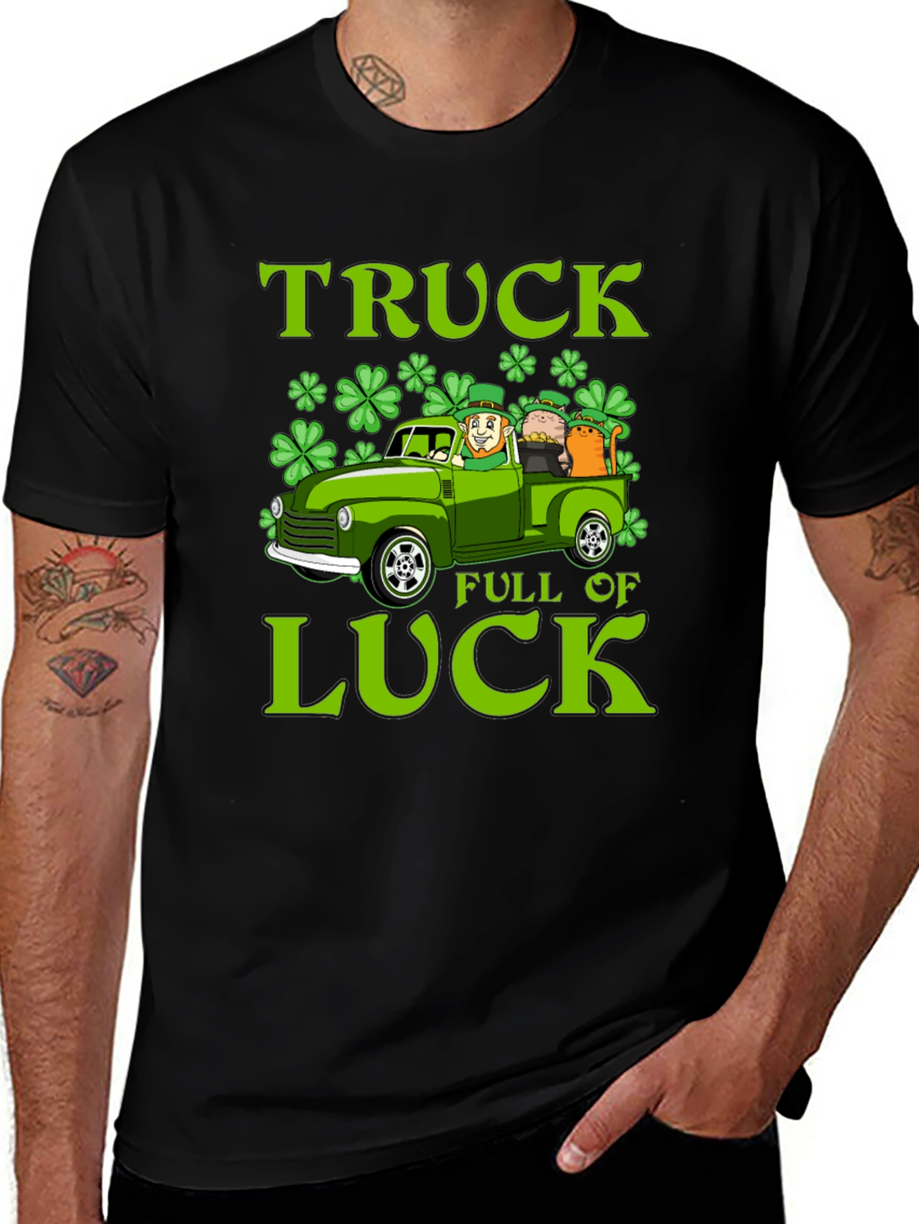Truck Full of Luck Graphic T-Shirt