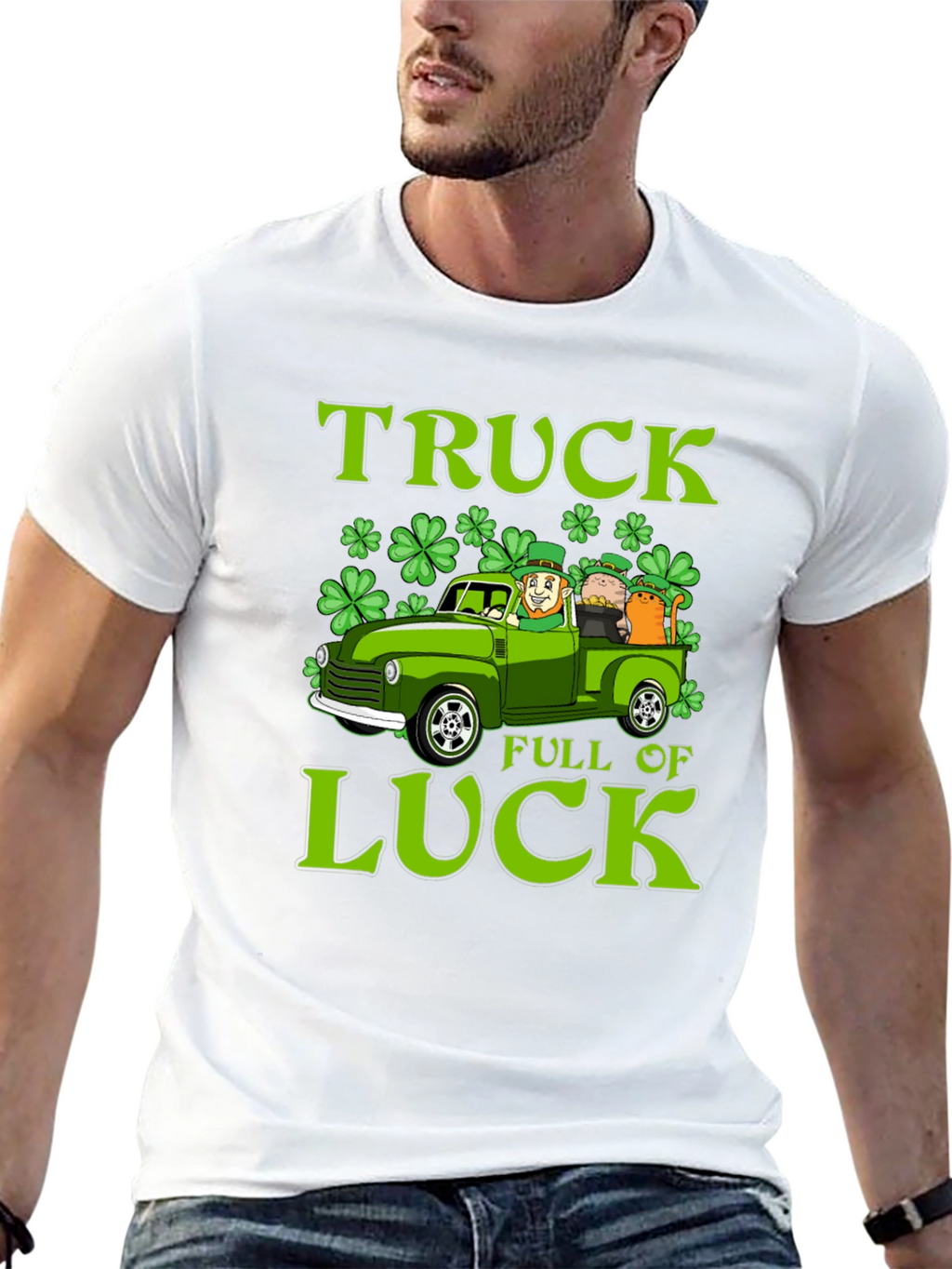 Truck Full of Luck Graphic T-Shirt