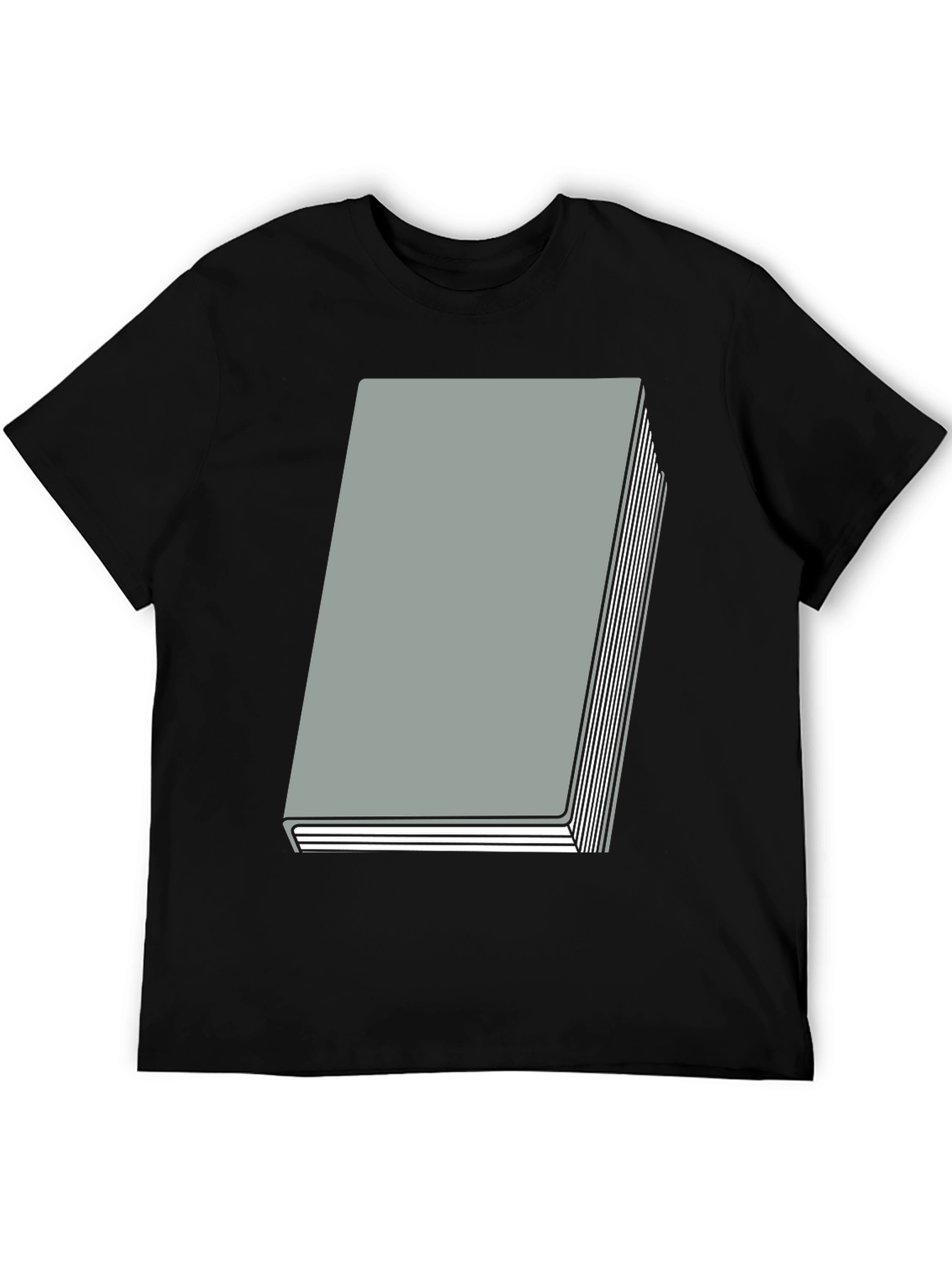Book Stack Graphic Tee - Cool Minimalist Design