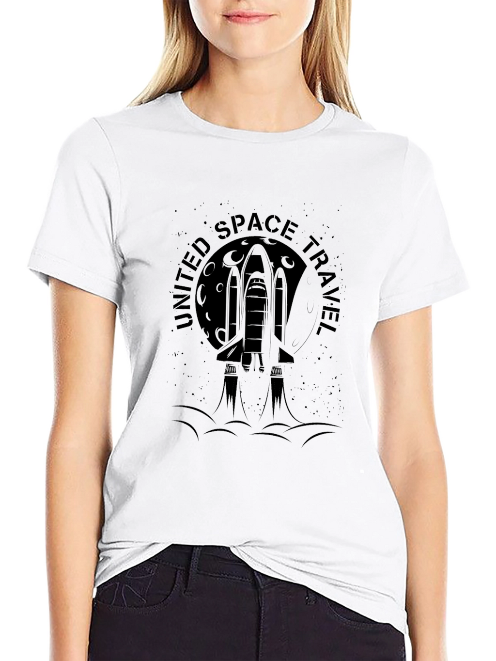 United Space Travel Graphic T-Shirt