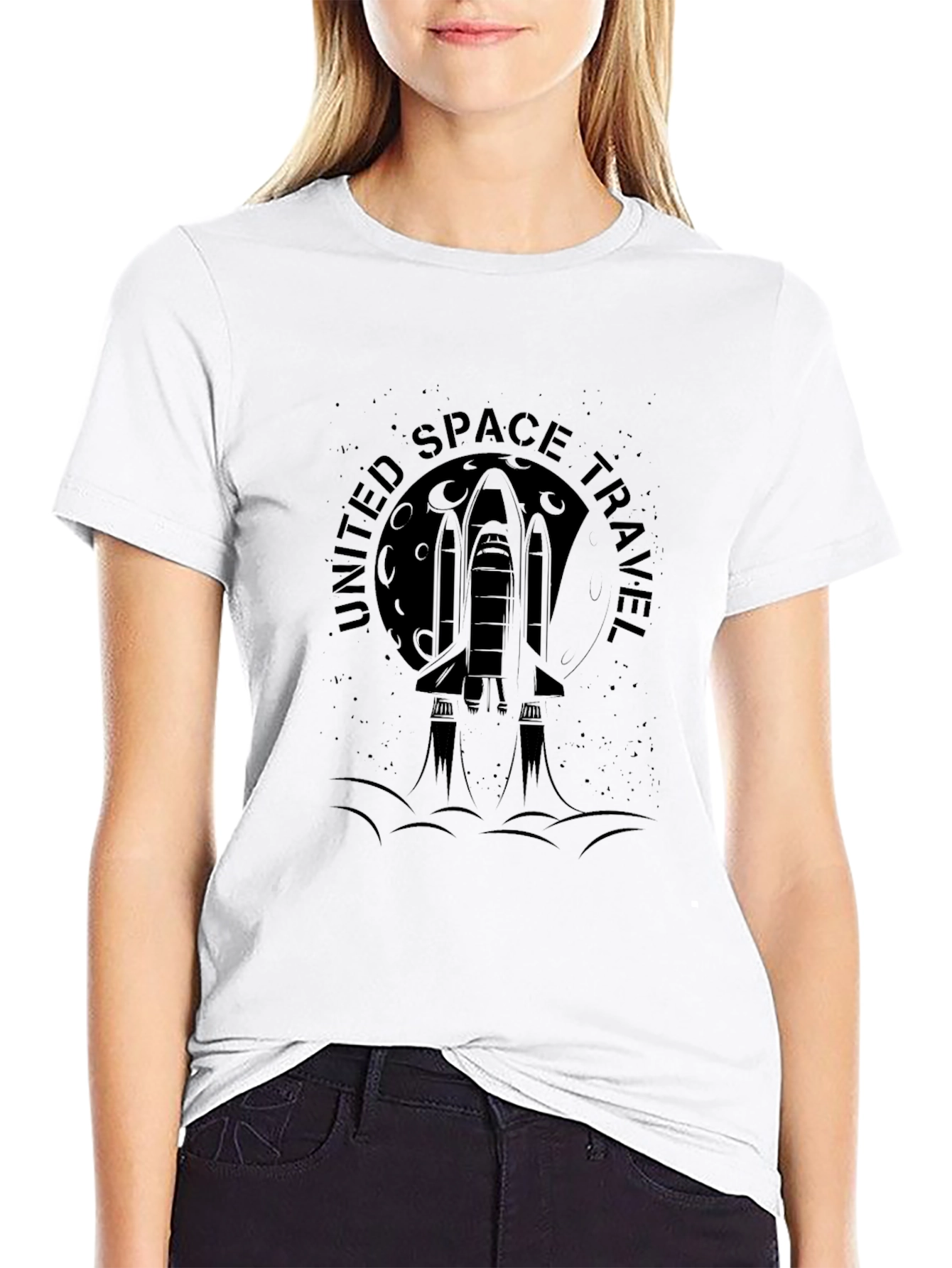 United Space Travel Graphic T-Shirt