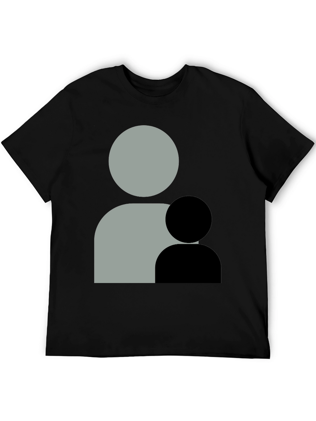 Abstract Graphic Print Crew Neck T-Shirt