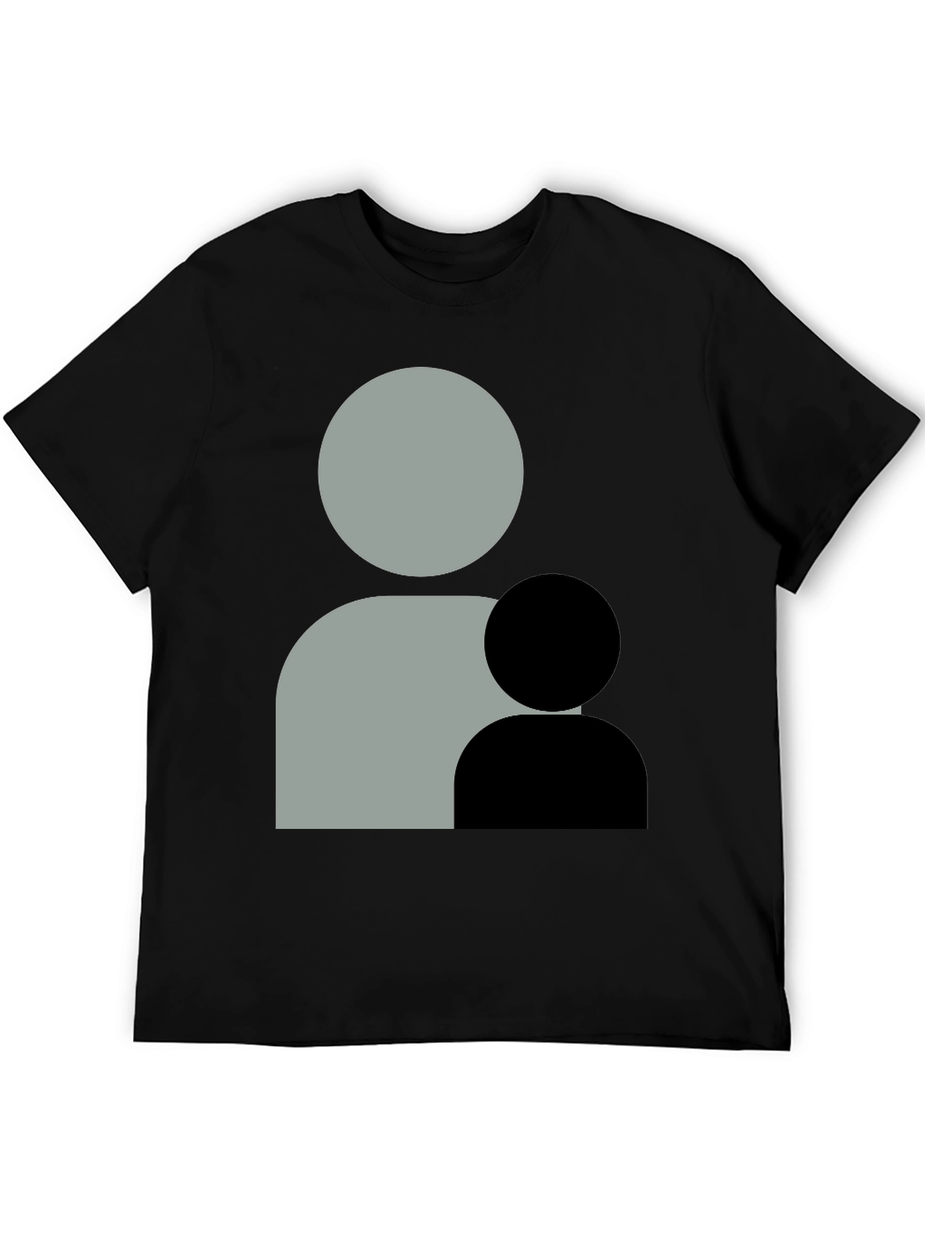 Abstract Graphic Print Crew Neck T-Shirt