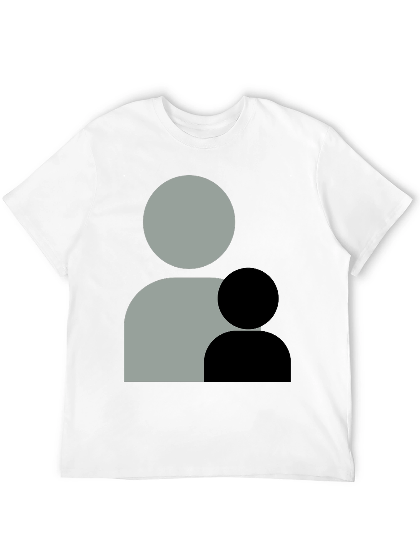 Abstract Graphic Print Crew Neck T-Shirt