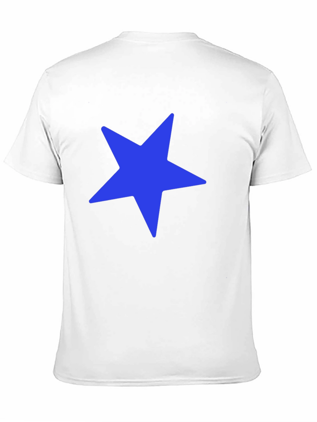 Blue Star Graphic Black T-Shirt